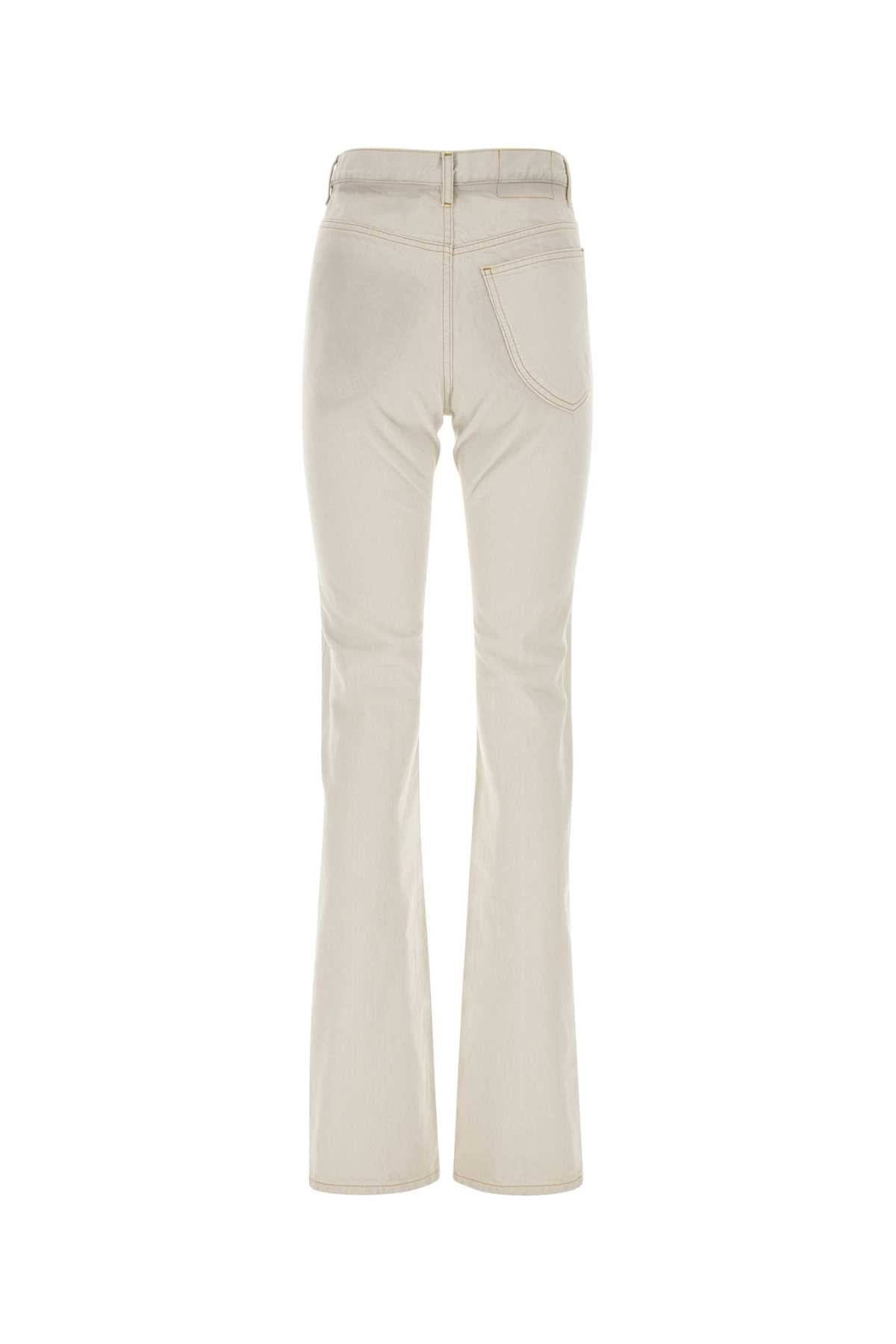 Maison Margiela Women Chalk Denim Jeans MAISON MARGIELA