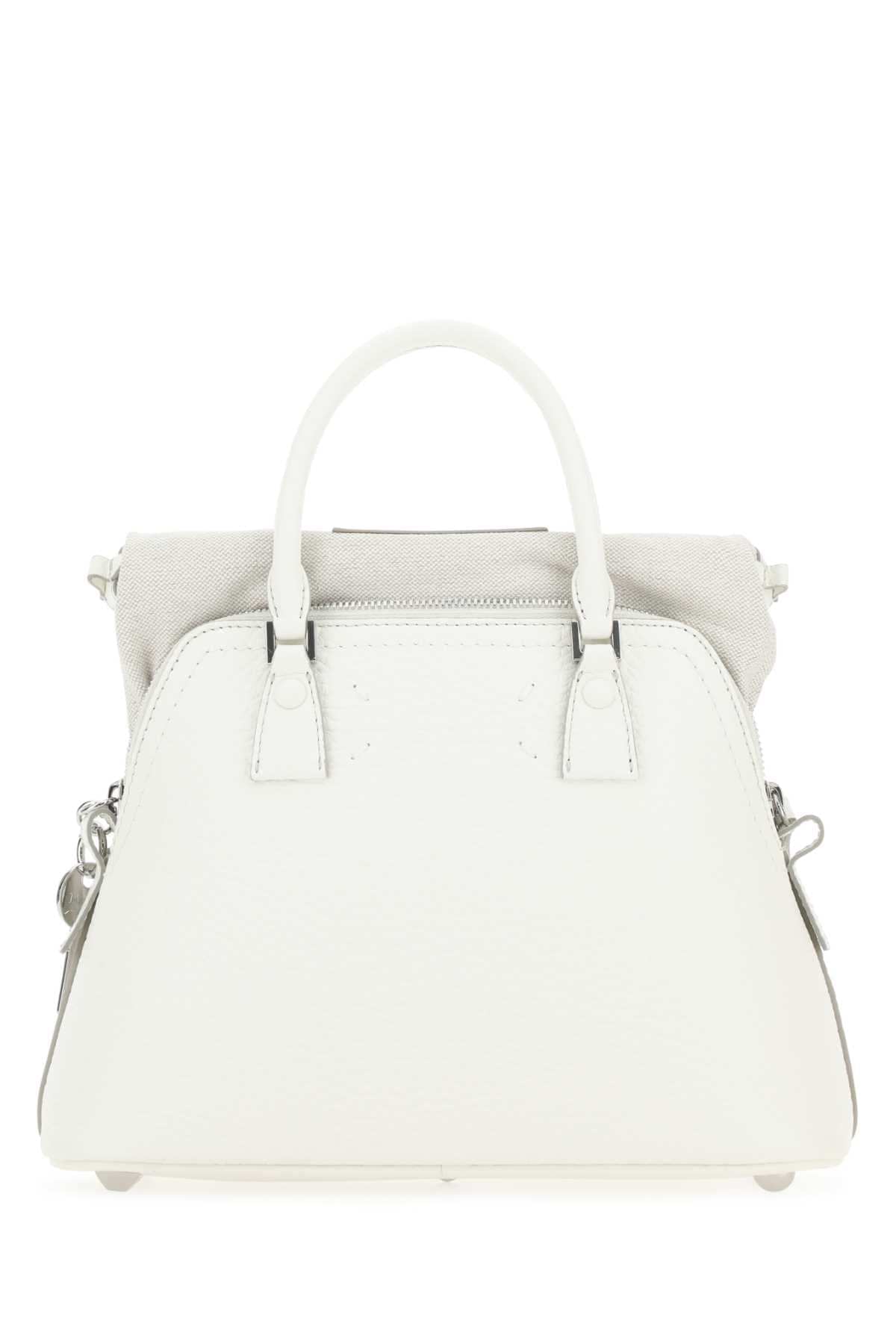 Maison Margiela Women White Leather 5Ac Handbag MAISON MARGIELA