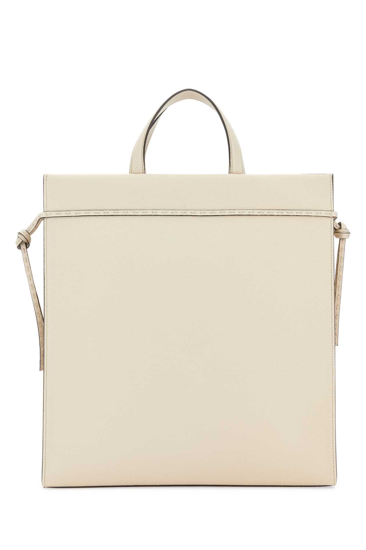 Fendi Men Ivory Medium Go To Shopper Shopping Bag FENDI