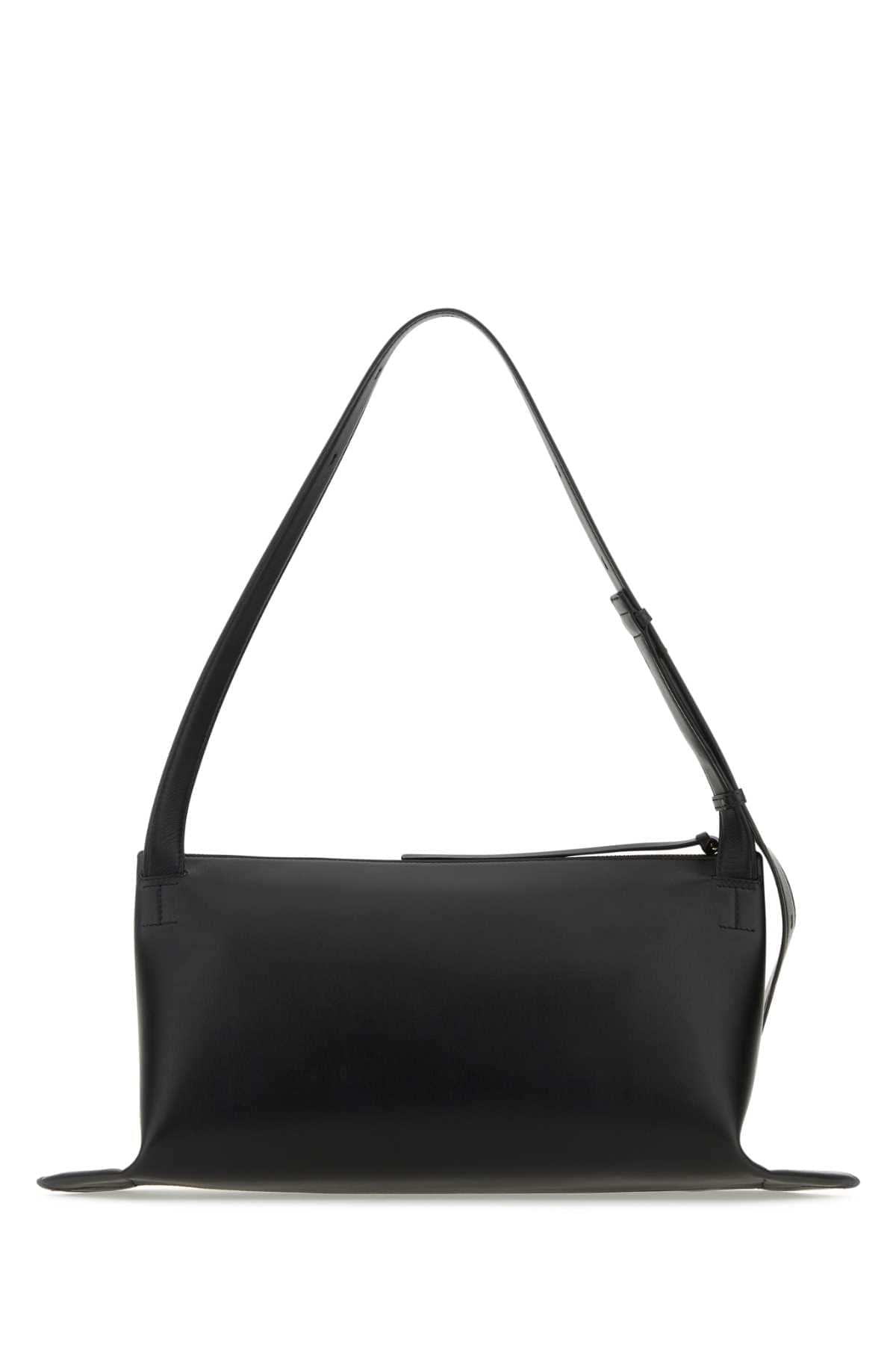 Jil Sander Women Two-Tone Canvas And Leather Medium Empire Shoulder Bag JIL SANDER