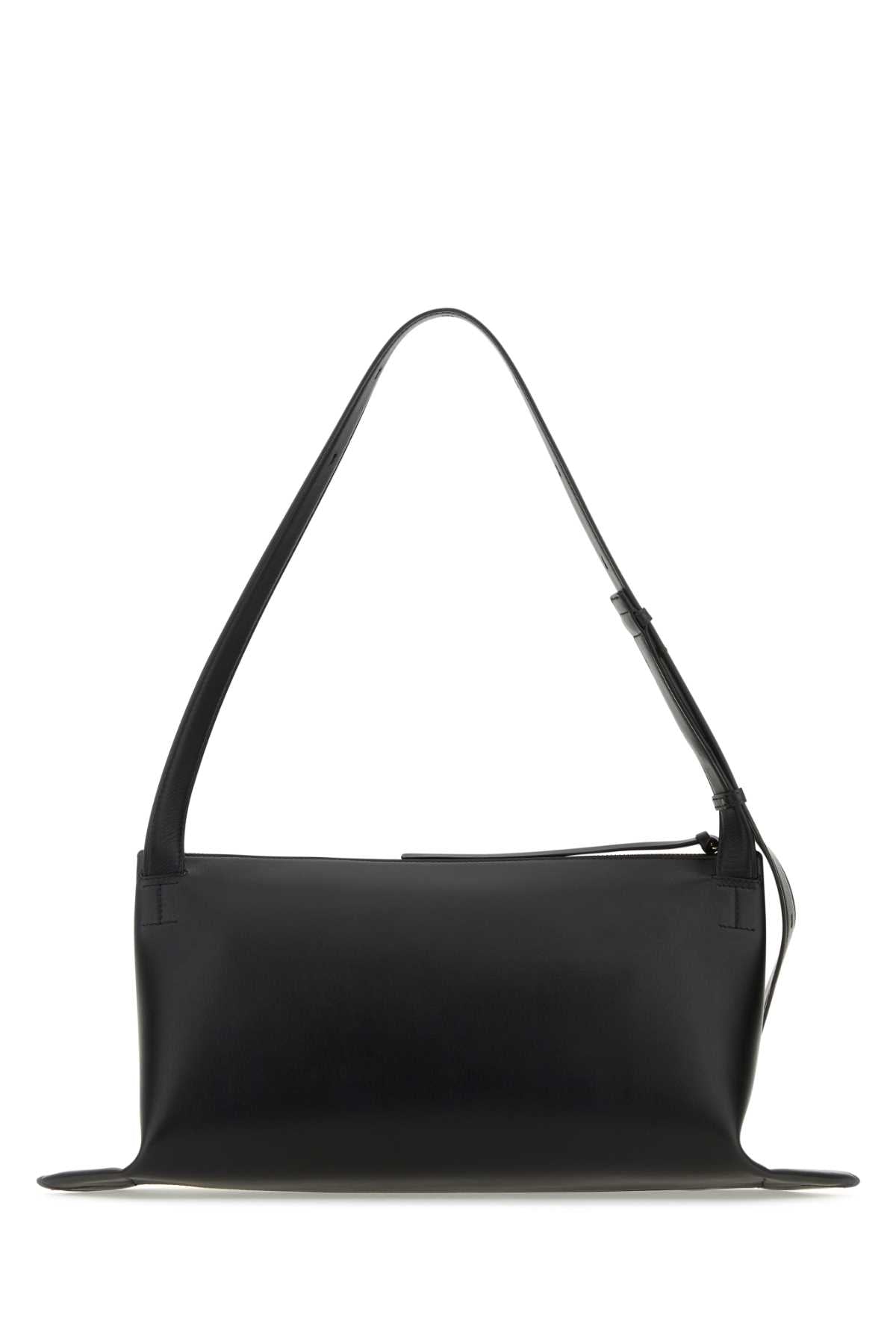 Jil Sander Women Two-Tone Canvas And Leather Medium Empire Shoulder Bag JIL SANDER