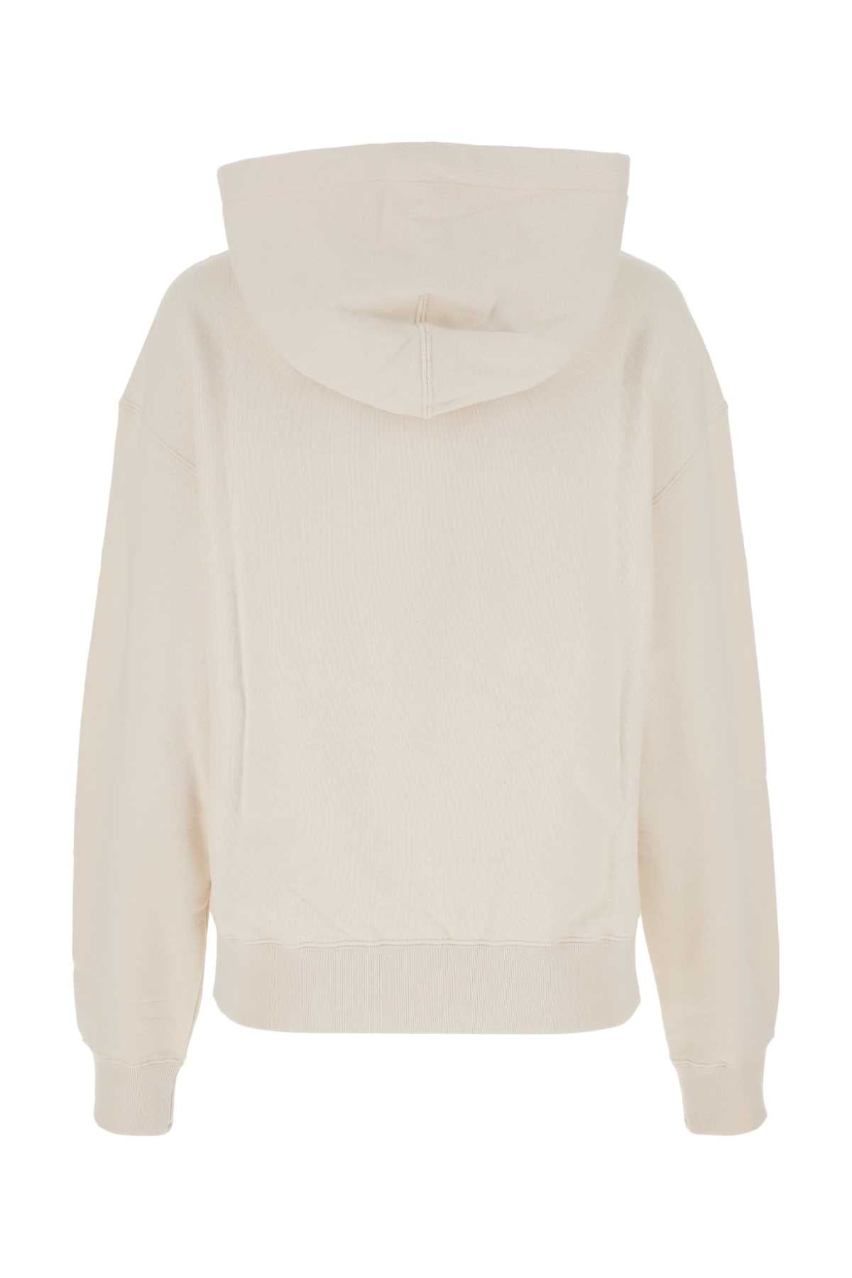 Jil Sander Women Ivory Cotton Oversize Sweatshirt JIL SANDER