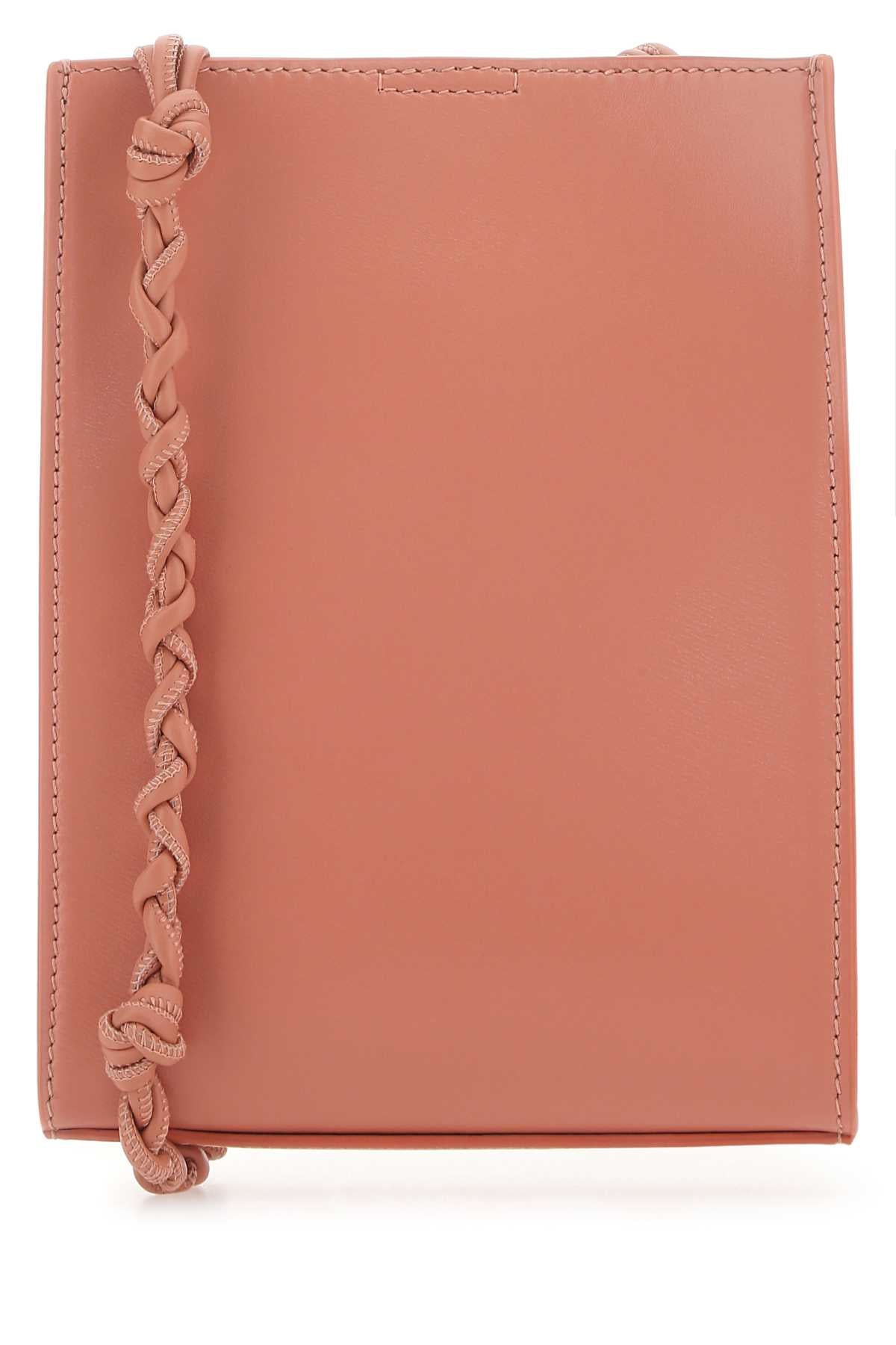 Jil Sander Women Pink Leather Small Tangle Shoulder Bag JIL SANDER