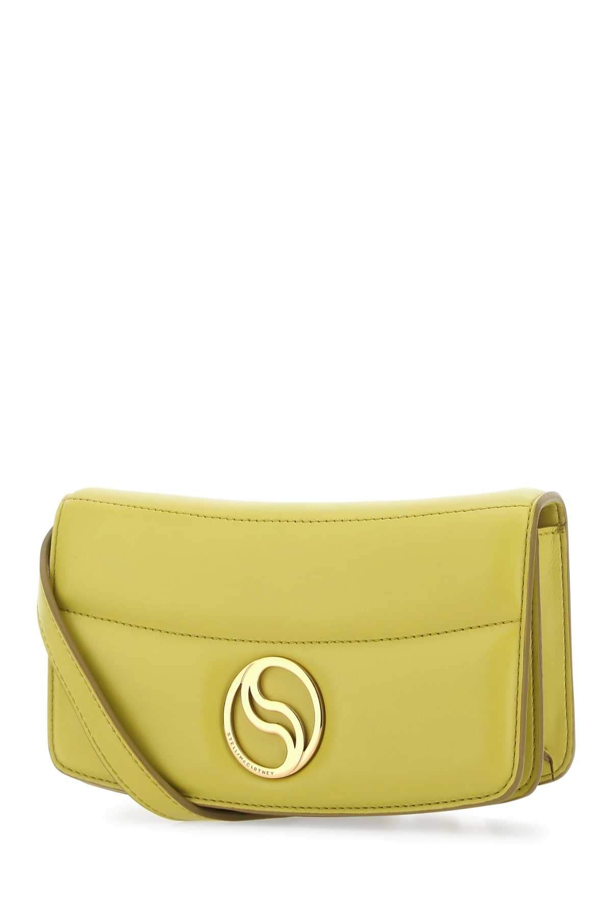 Stella Mccartney Women Acid Green Alter Mat Mini S-Wave Wallet STELLA MCCARTNEY