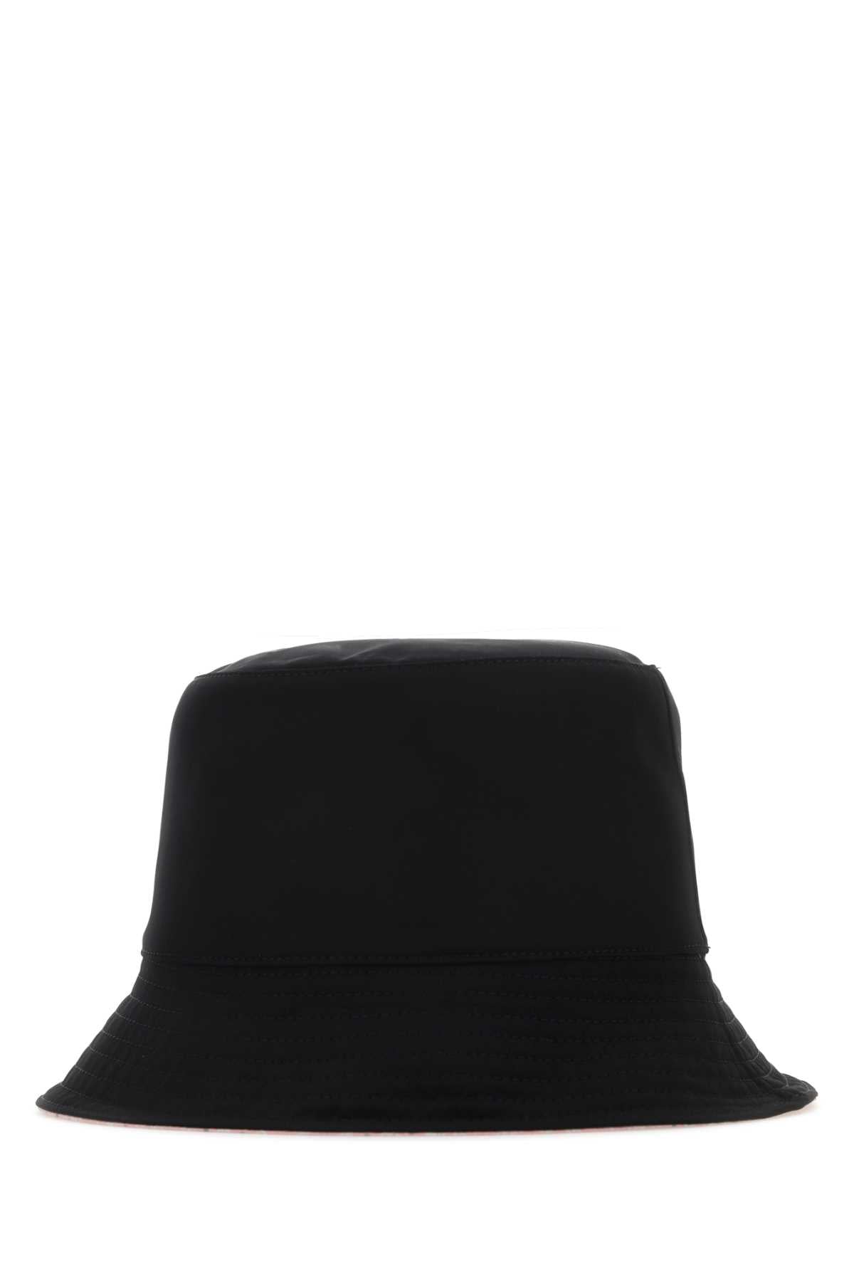 Alexander Mcqueen Men Black Nylon Reversible Hat ALEXANDER MCQUEEN