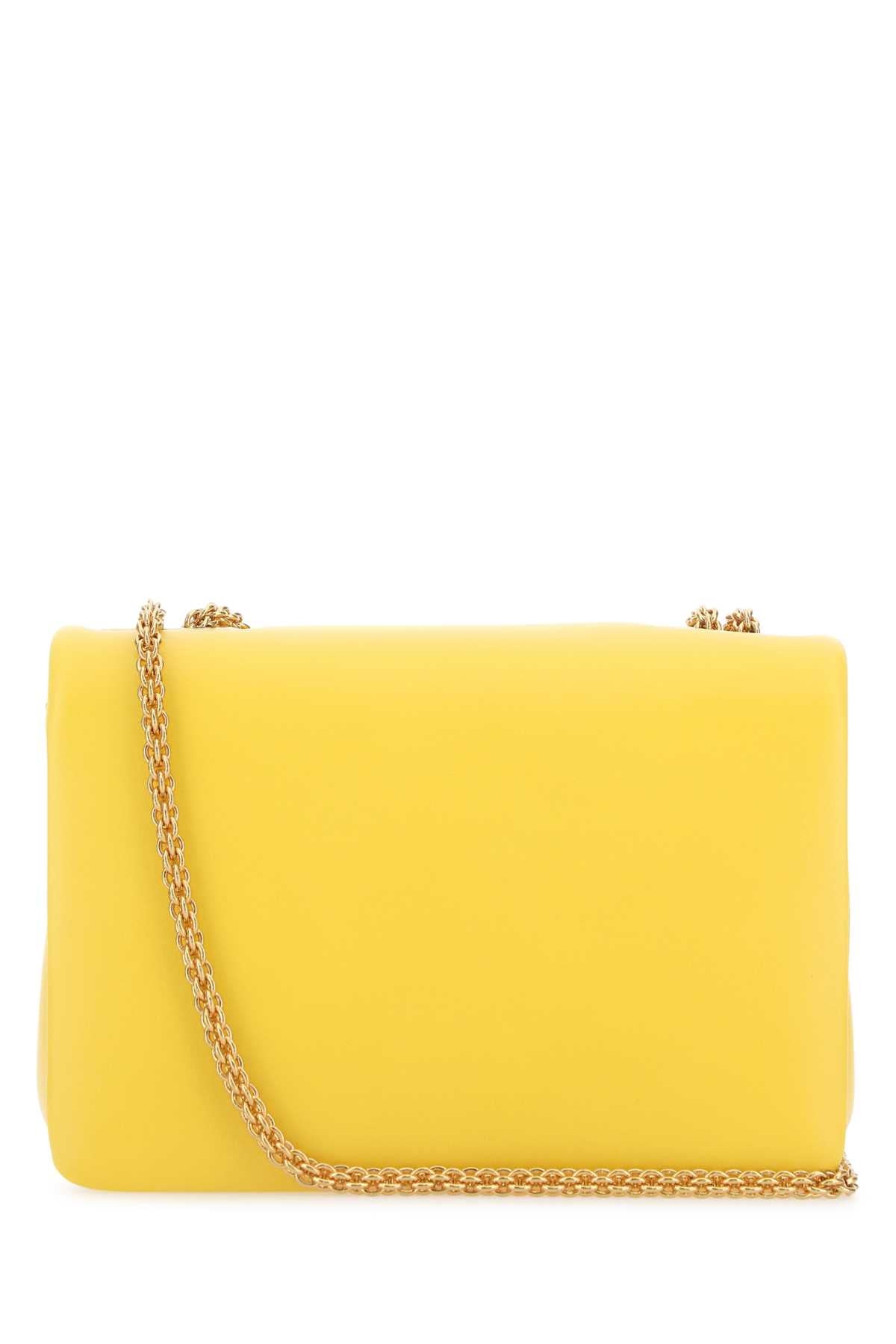 Valentino Garavani Women Yellow Nappa Leather One Stud Shoulder Bag VALENTINO GARAVANI