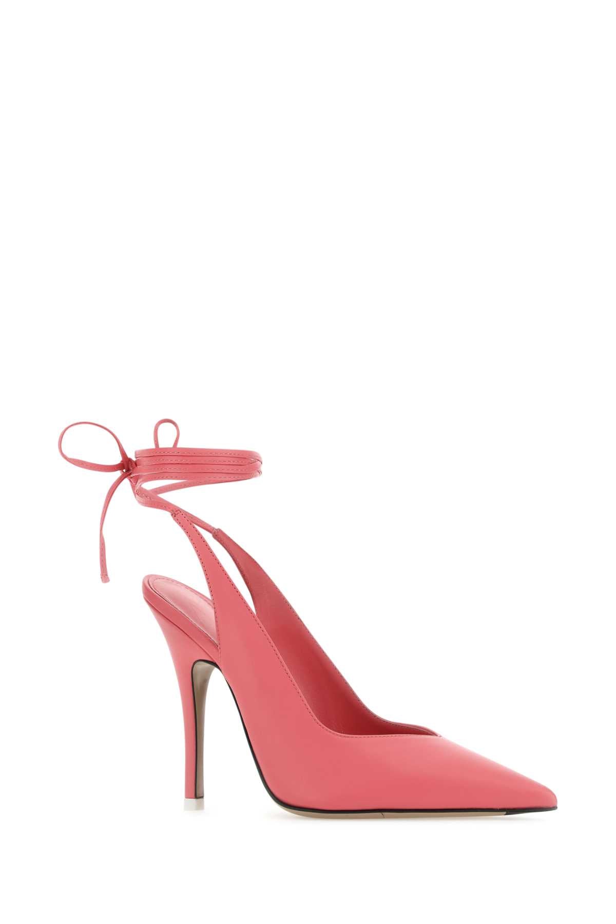 The Attico Women Pink Leather Venus Pumps THE ATTICO