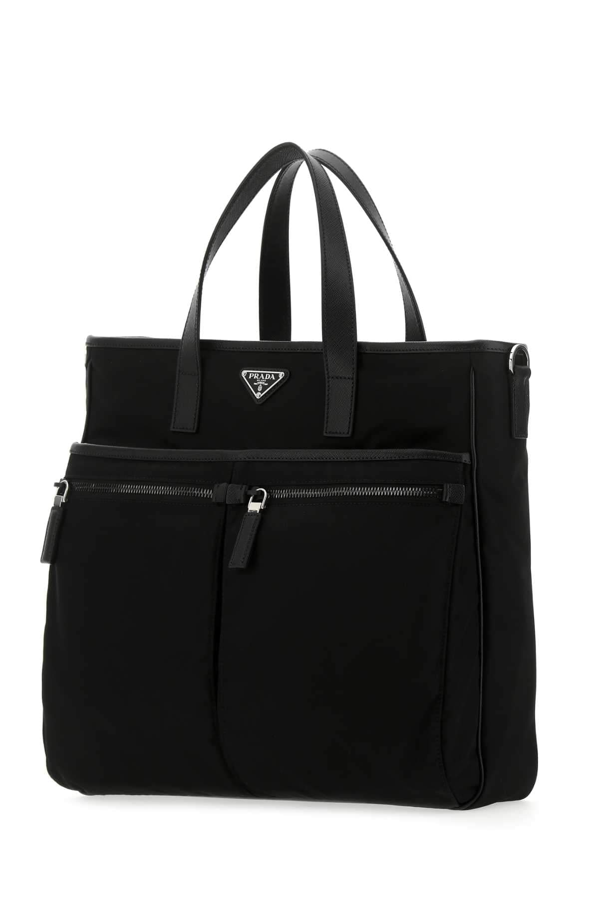 Prada Men Black Nylon Handbag PRADA