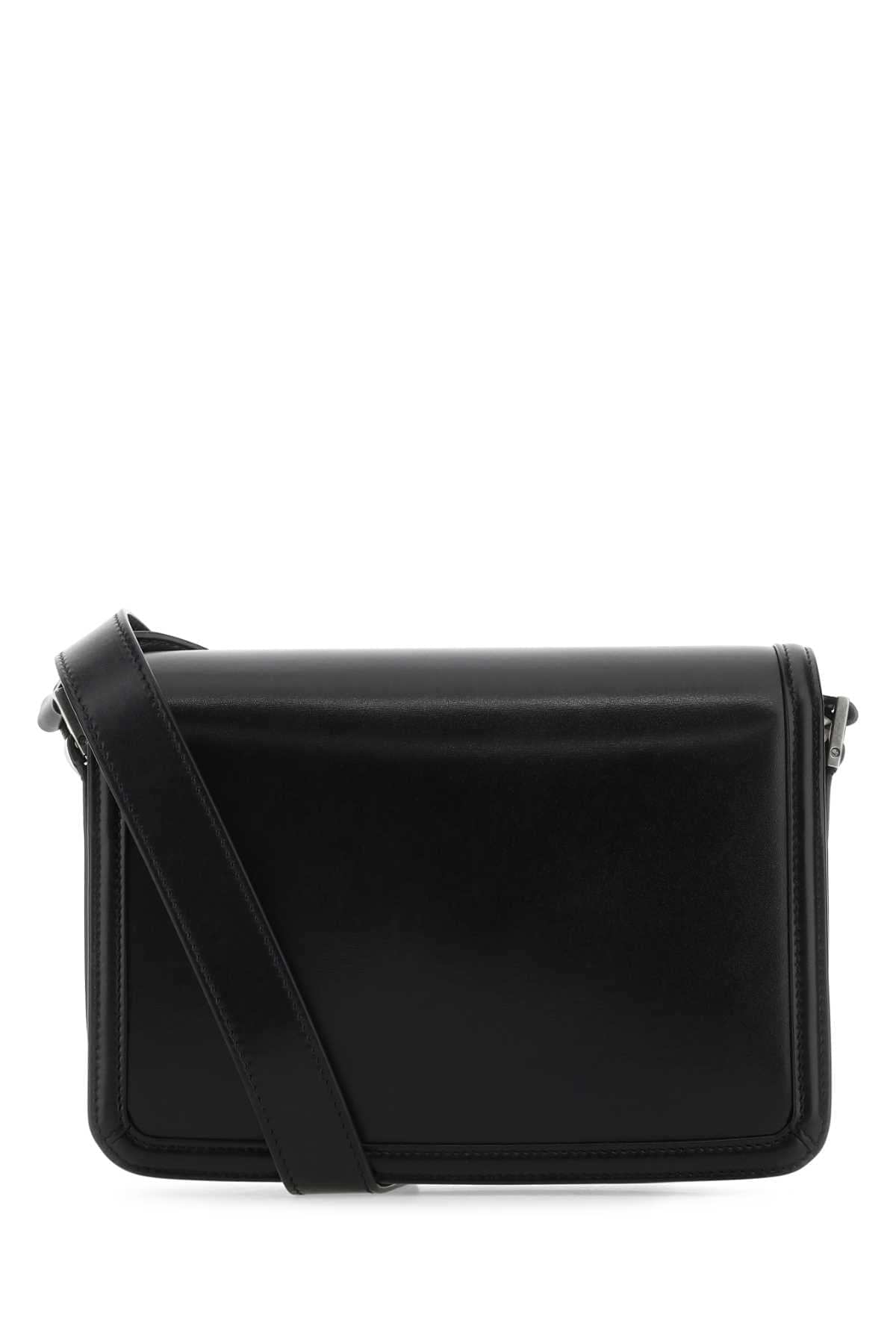 Saint Laurent Men Black Leather Solferino Shoulder Bag SAINT LAURENT