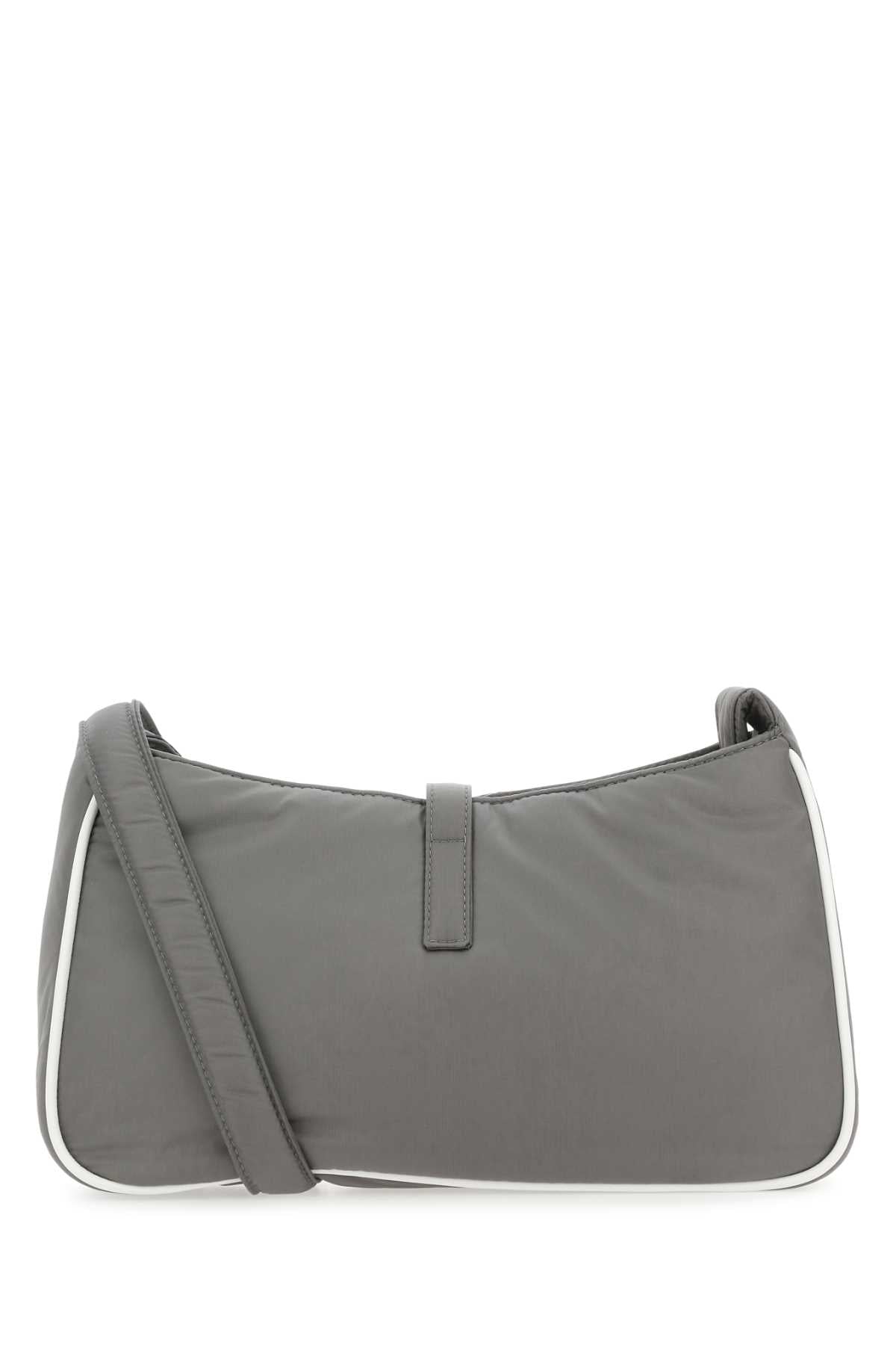 Saint Laurent Men Grey Econyl⮠Le 5 À 7 Shoulder Bag SAINT LAURENT