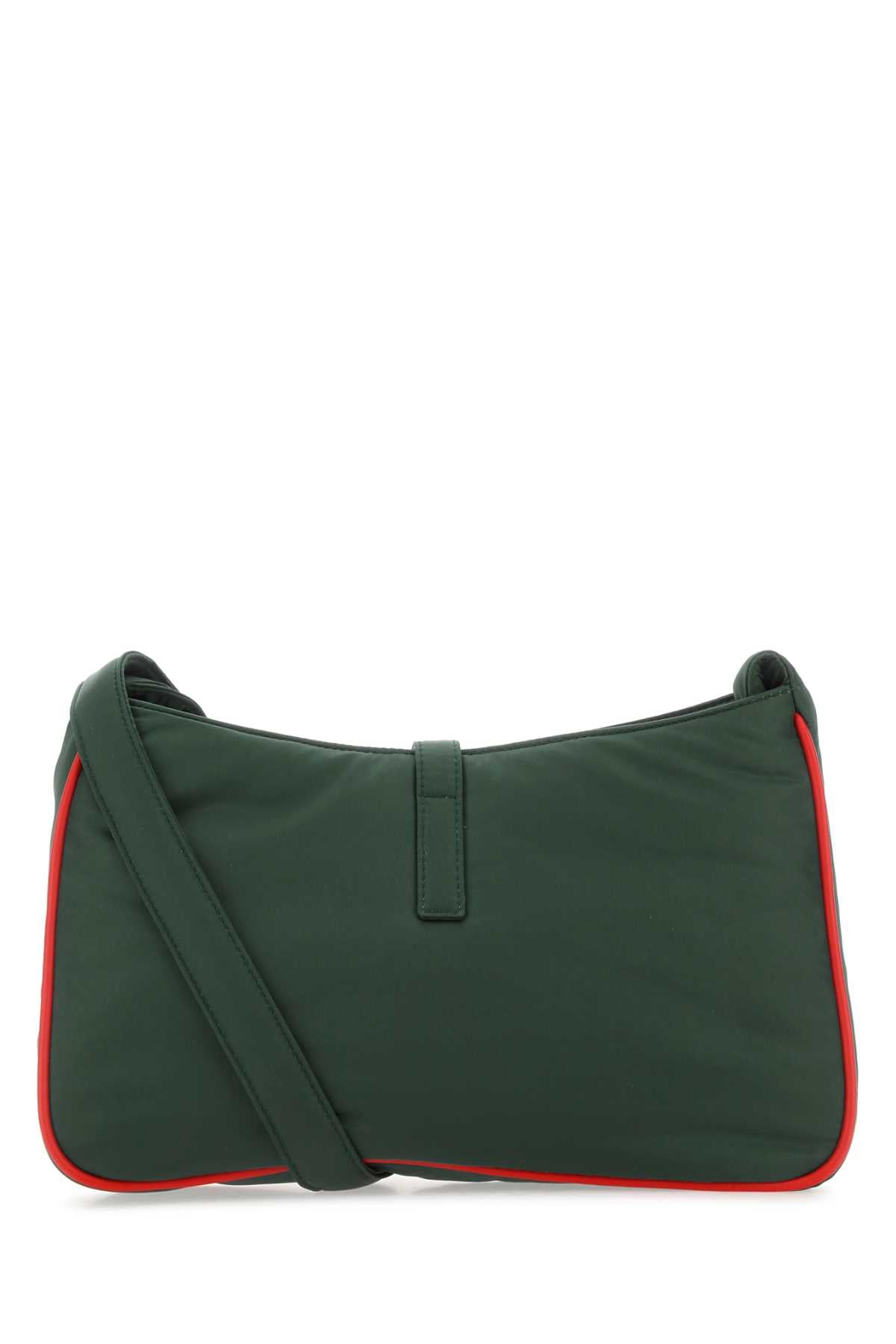 Saint Laurent Men Dark Green Econyl⮠Le 5 À 7 Shoulder Bag SAINT LAURENT