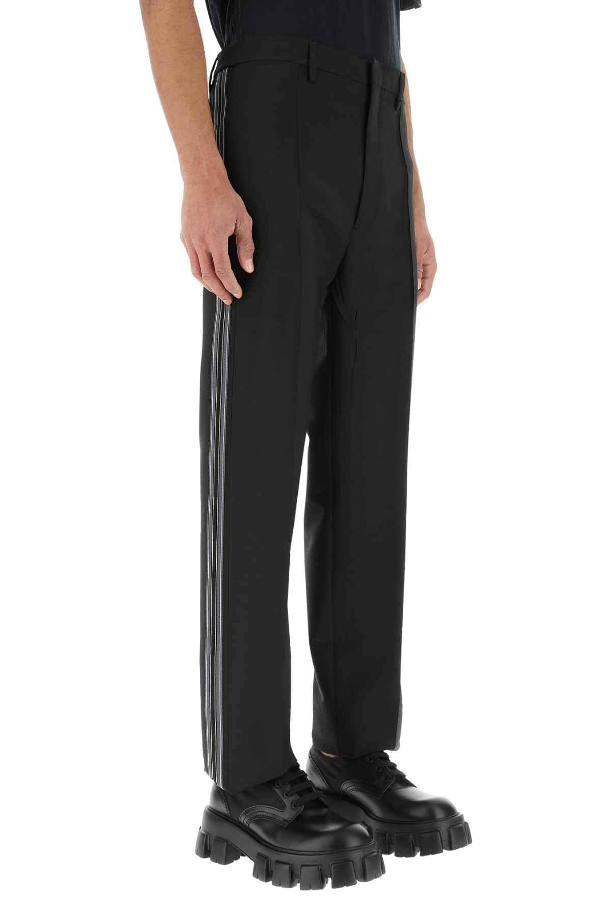 Prada Men Black Mohair Blend Pant PRADA