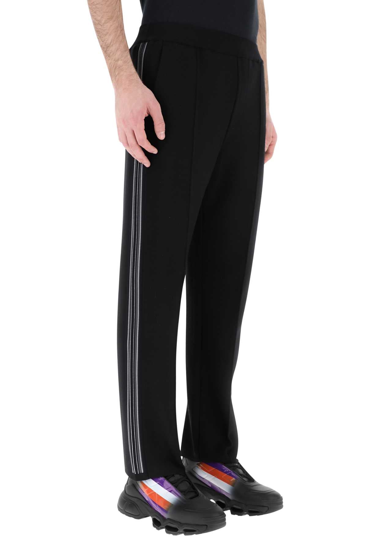 Prada Men Black Wool Blend Pant PRADA