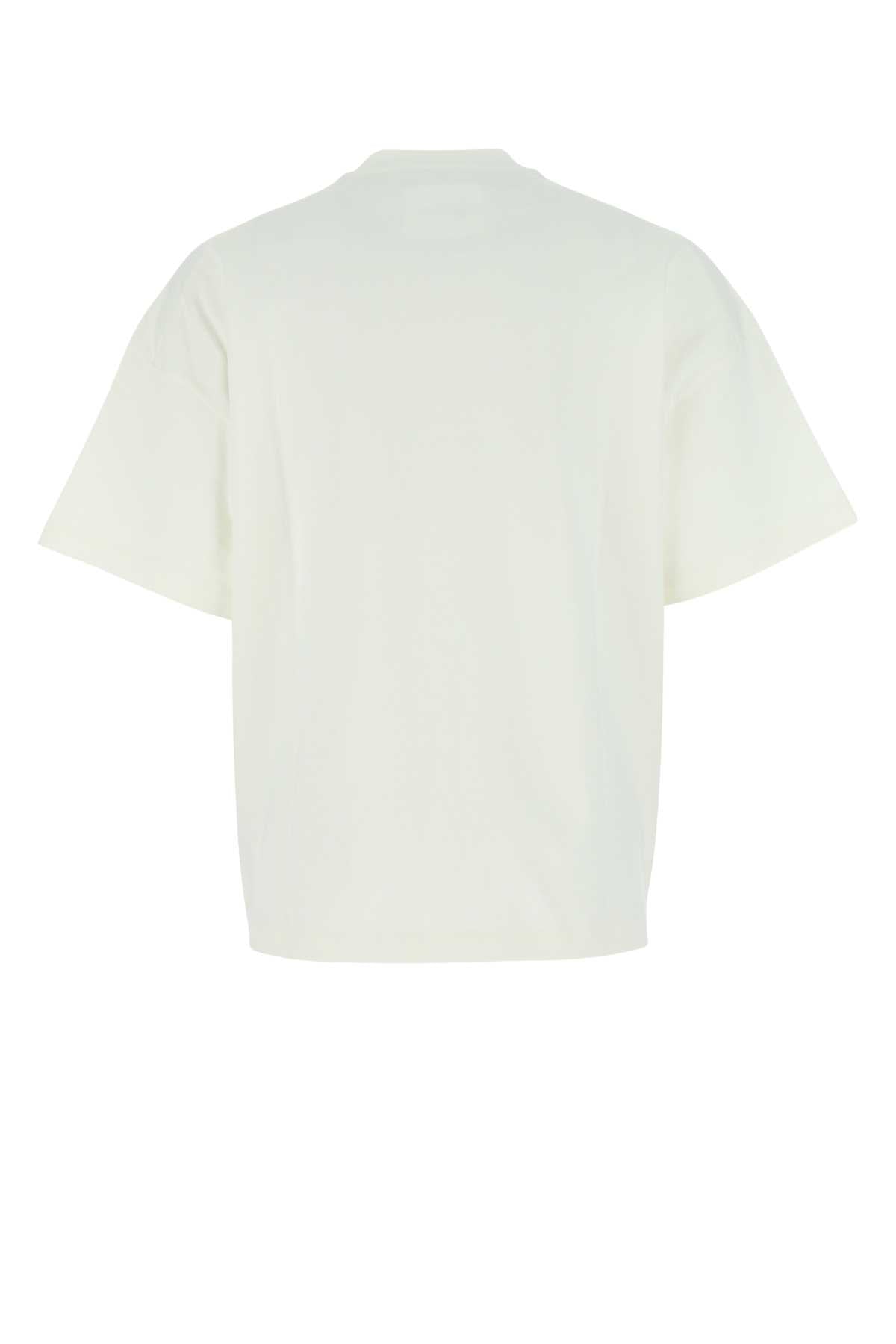 Jil Sander Men Ivory Cotton Oversize T-Shirt JIL SANDER