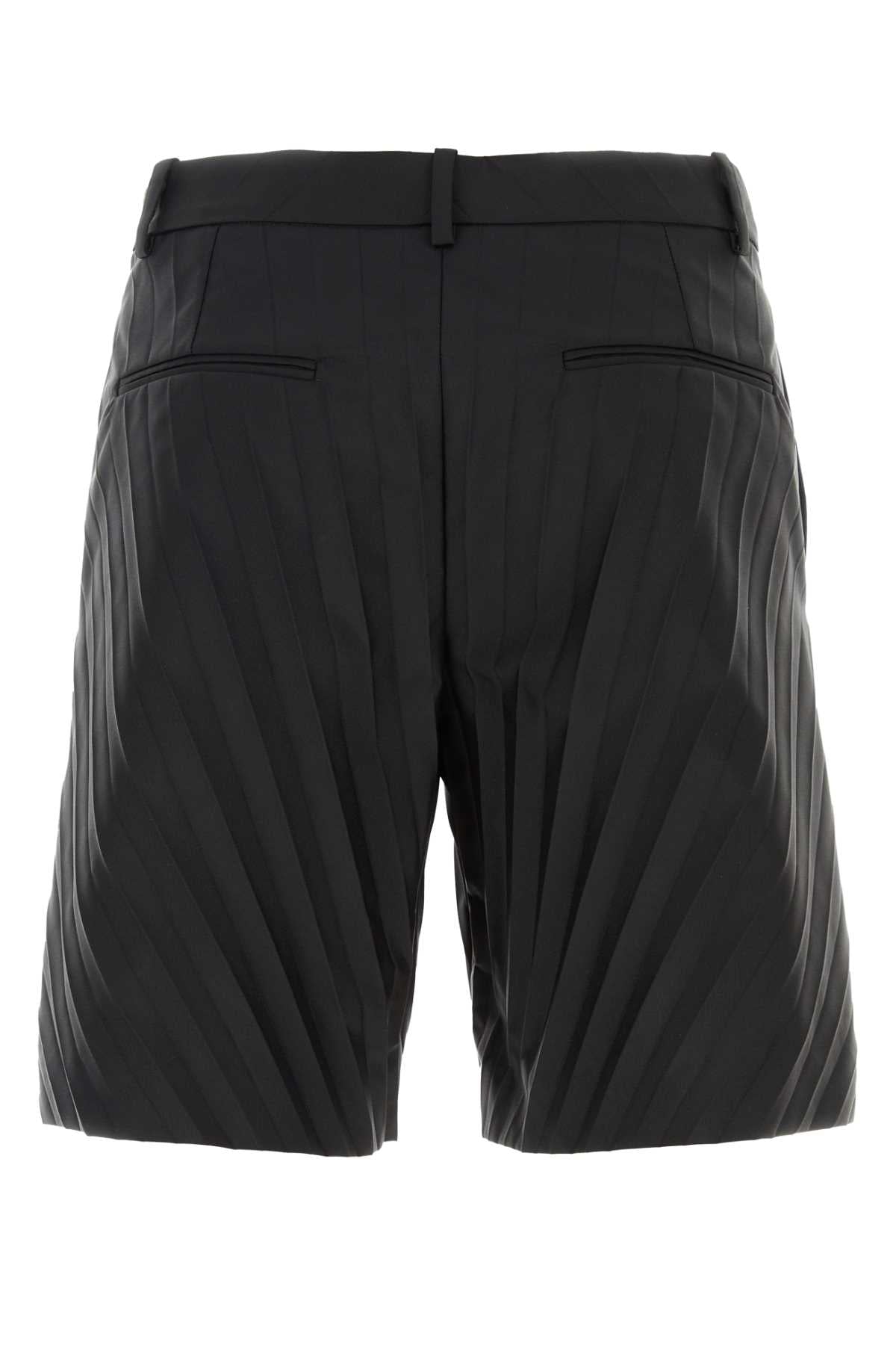 Valentino Garavani Men Black Nylon Bermuda Shorts VALENTINO GARAVANI
