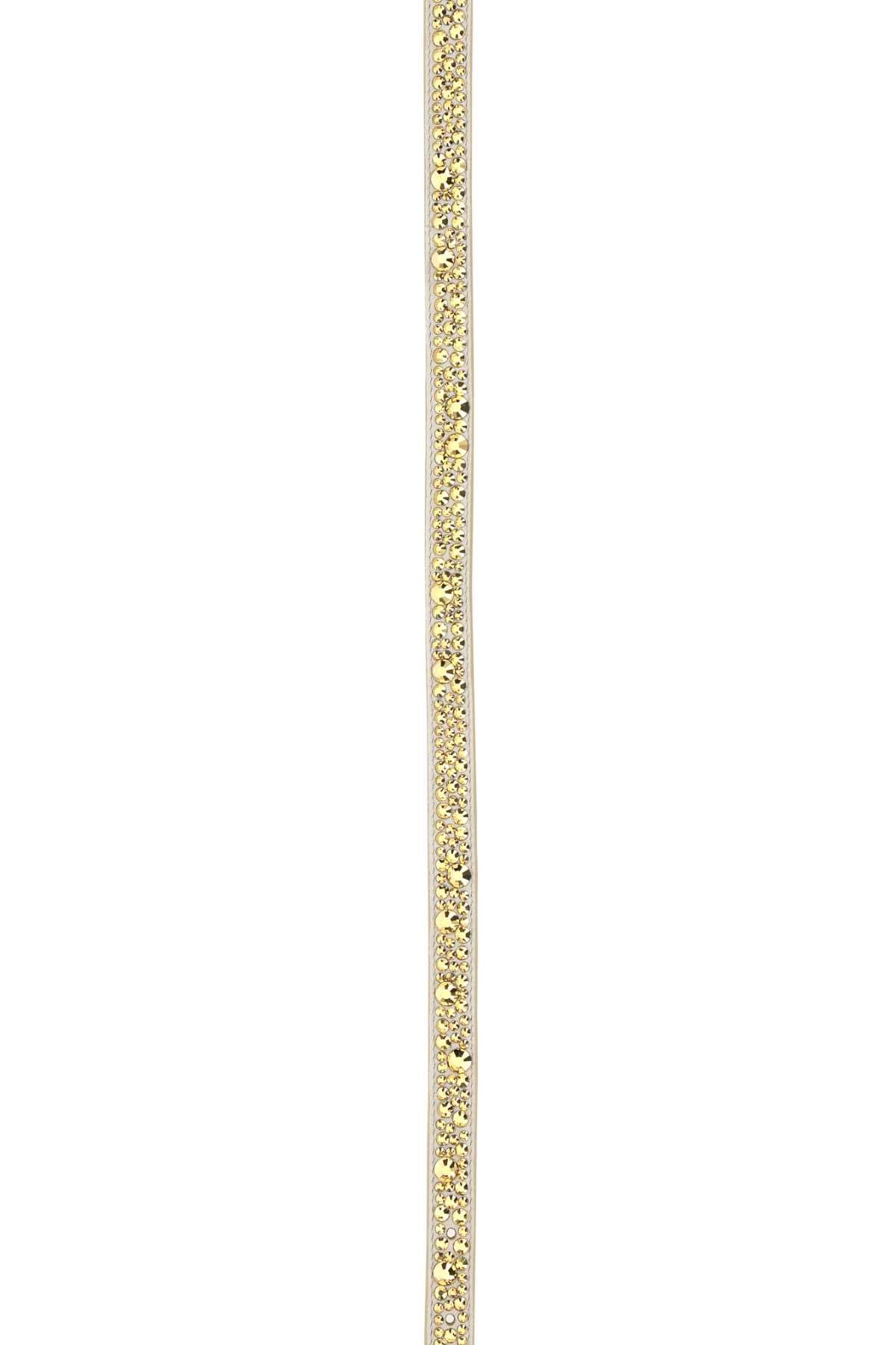 Prada Women Embellished Suede Belt PRADA