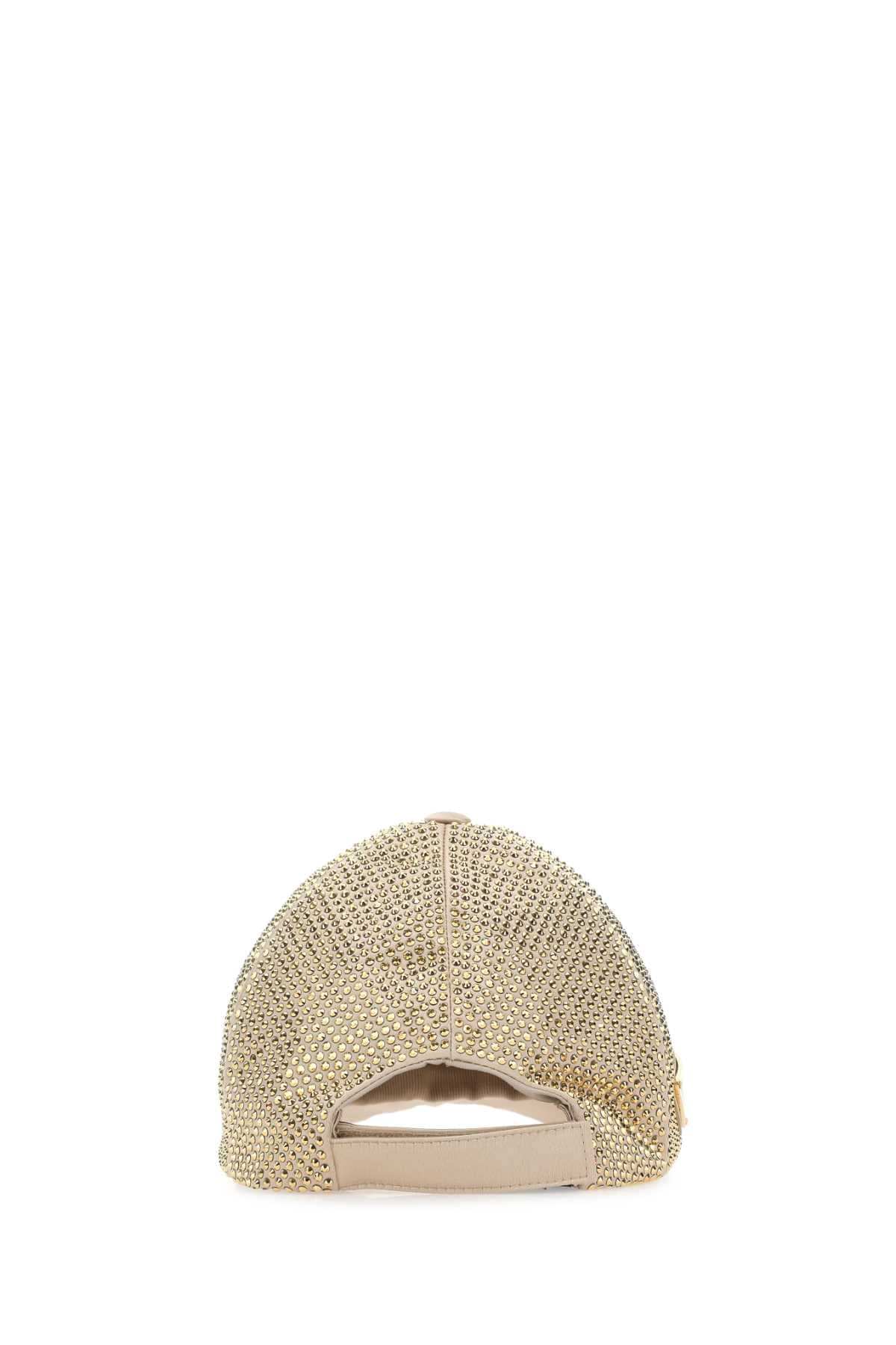 Prada Women Embellished Duchesse Baseball Cap PRADA