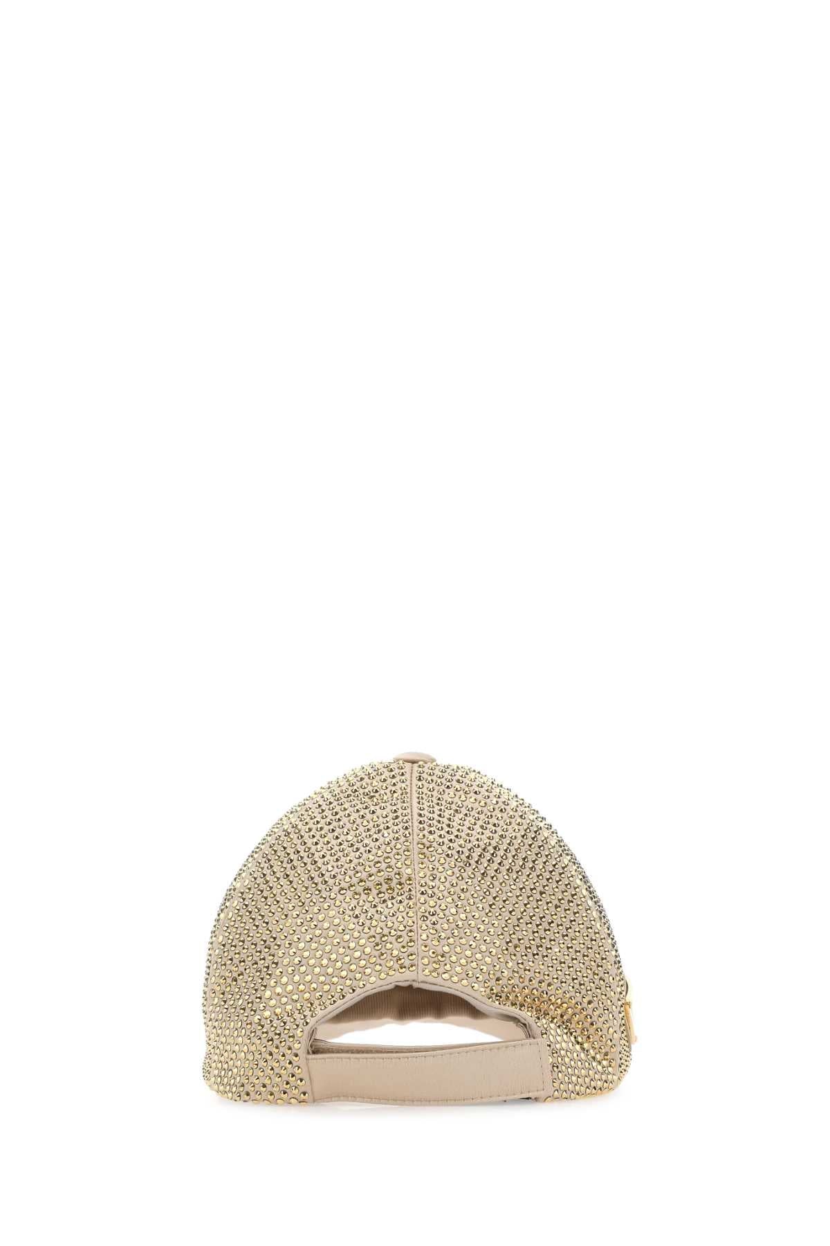 Prada Women Embellished Duchesse Baseball Cap PRADA