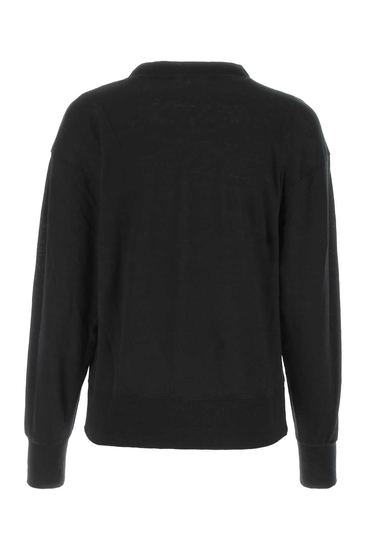 Isabel Marant Etoile Women Black Linen Klowia T-Shirt ISABEL MARANT ETOILE
