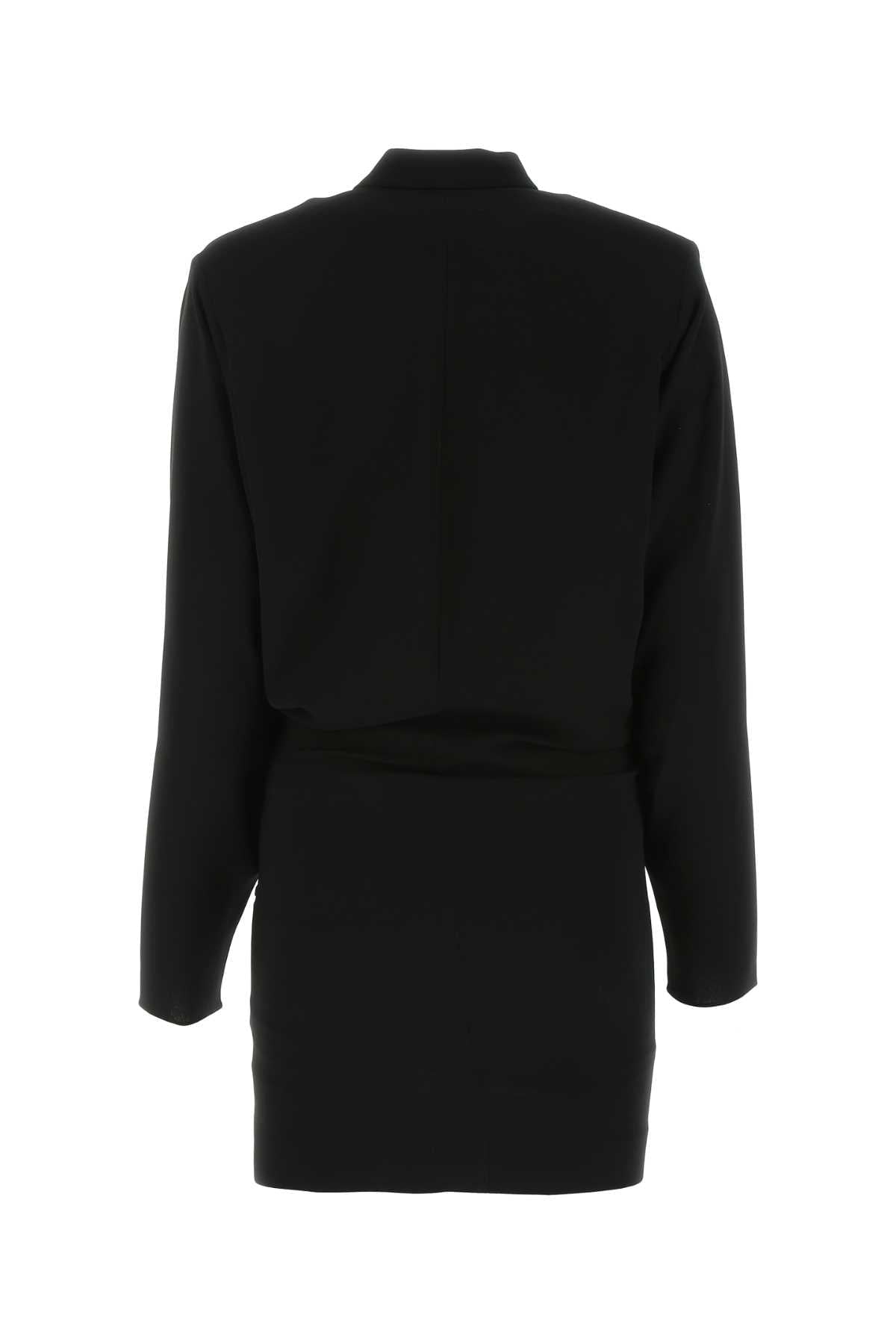 Isabel Marant Women Black Crepe Lazeli Mini Dress ISABEL MARANT