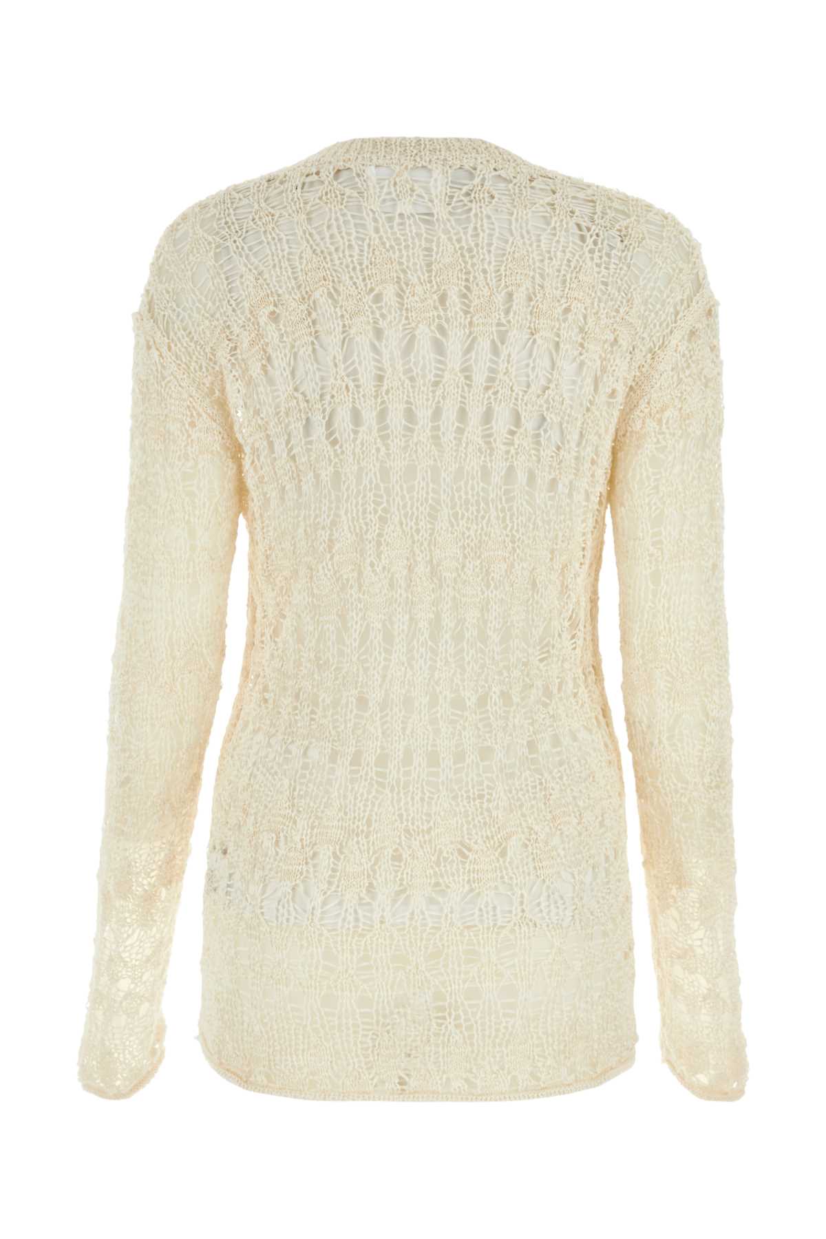 Isabel Marant Women Ivory Cotton Blend Cooper Sweater