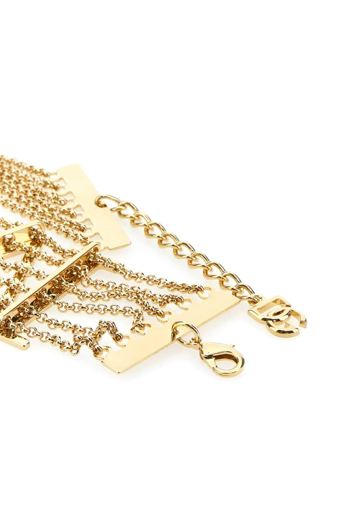 Dolce & Gabbana Women Gold Metal Chocker DOLCE & GABBANA