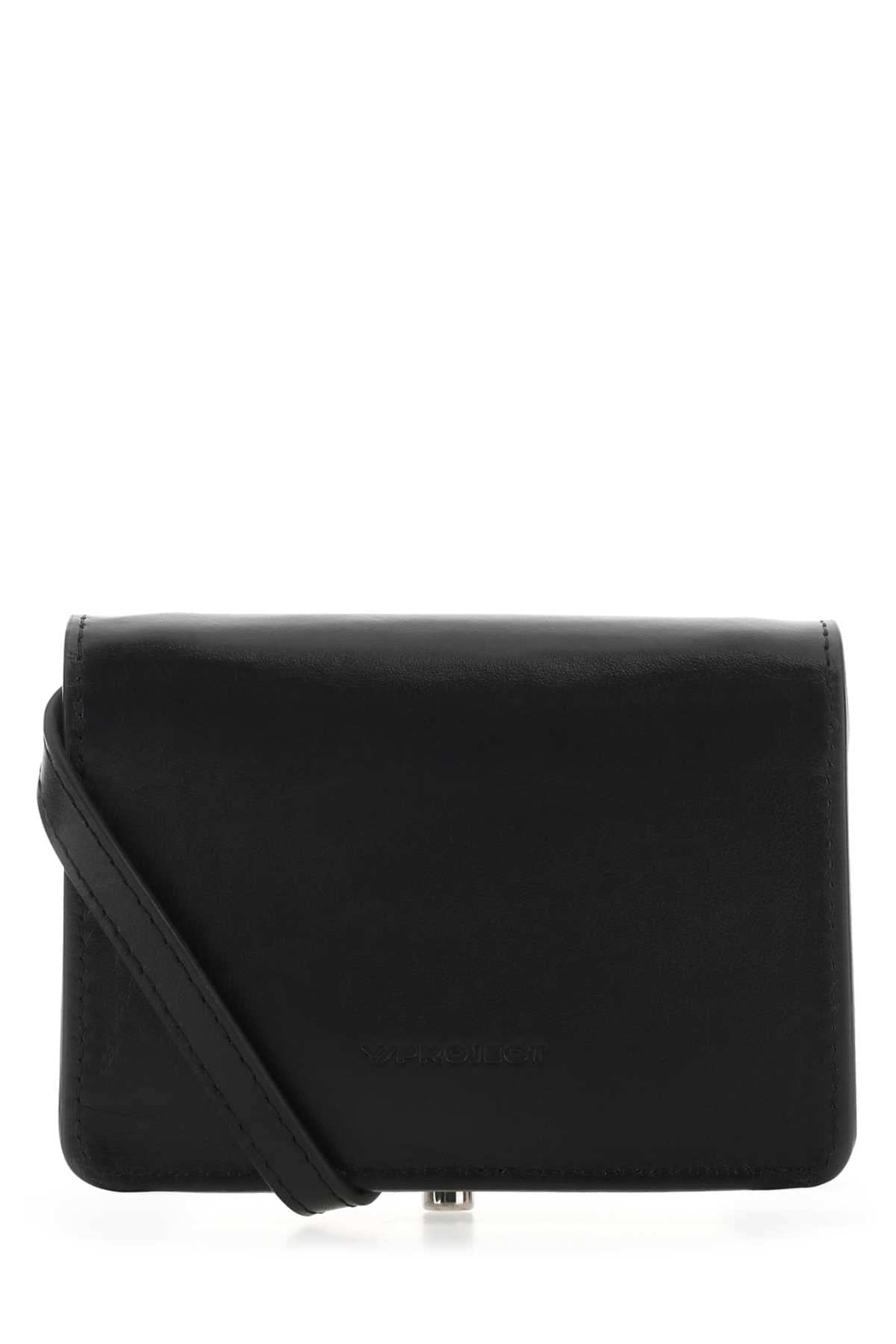 Y Project Women Black Leather Mini Crossbody Bag Y PROJECT
