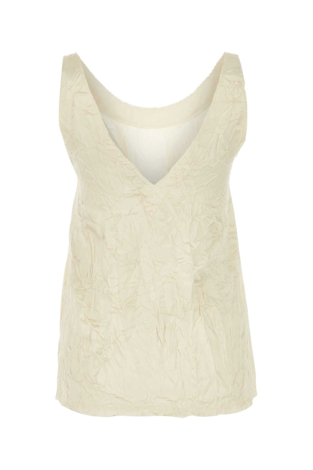 Lanvin Women Ivory Viscose Top LANVIN