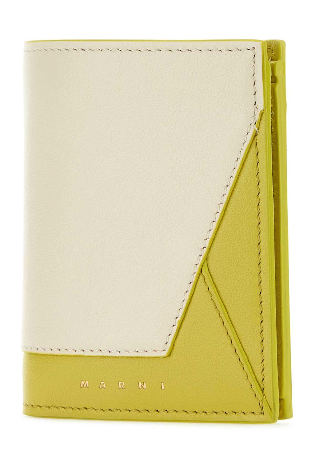 Marni Women Two-Tone Leather Wallet MARNI