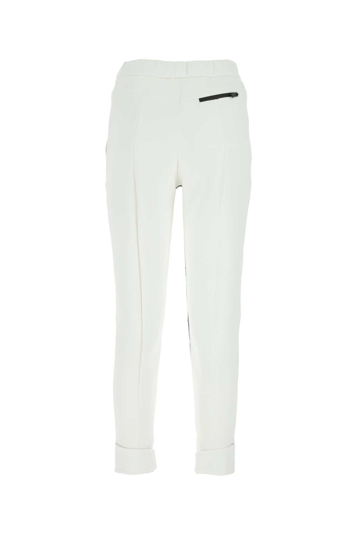 Prada Women White Neoprene Pant PRADA