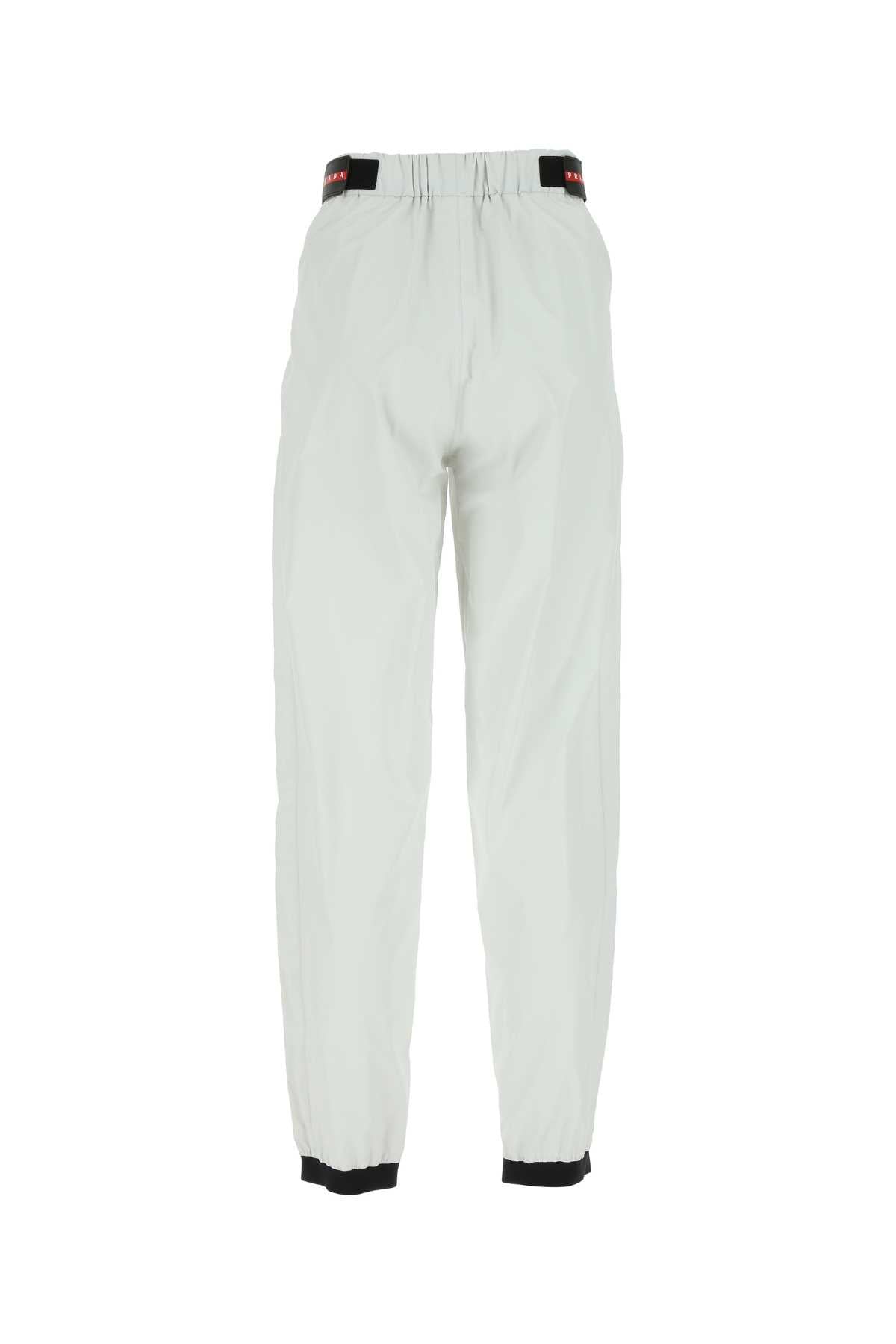 Prada Women Chalk Nylon Tech Pant PRADA