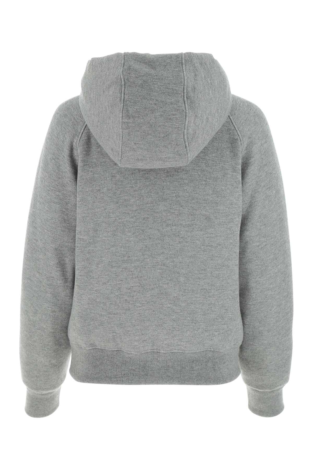 Prada Women Grey Cashmere Blend Down Jacket PRADA