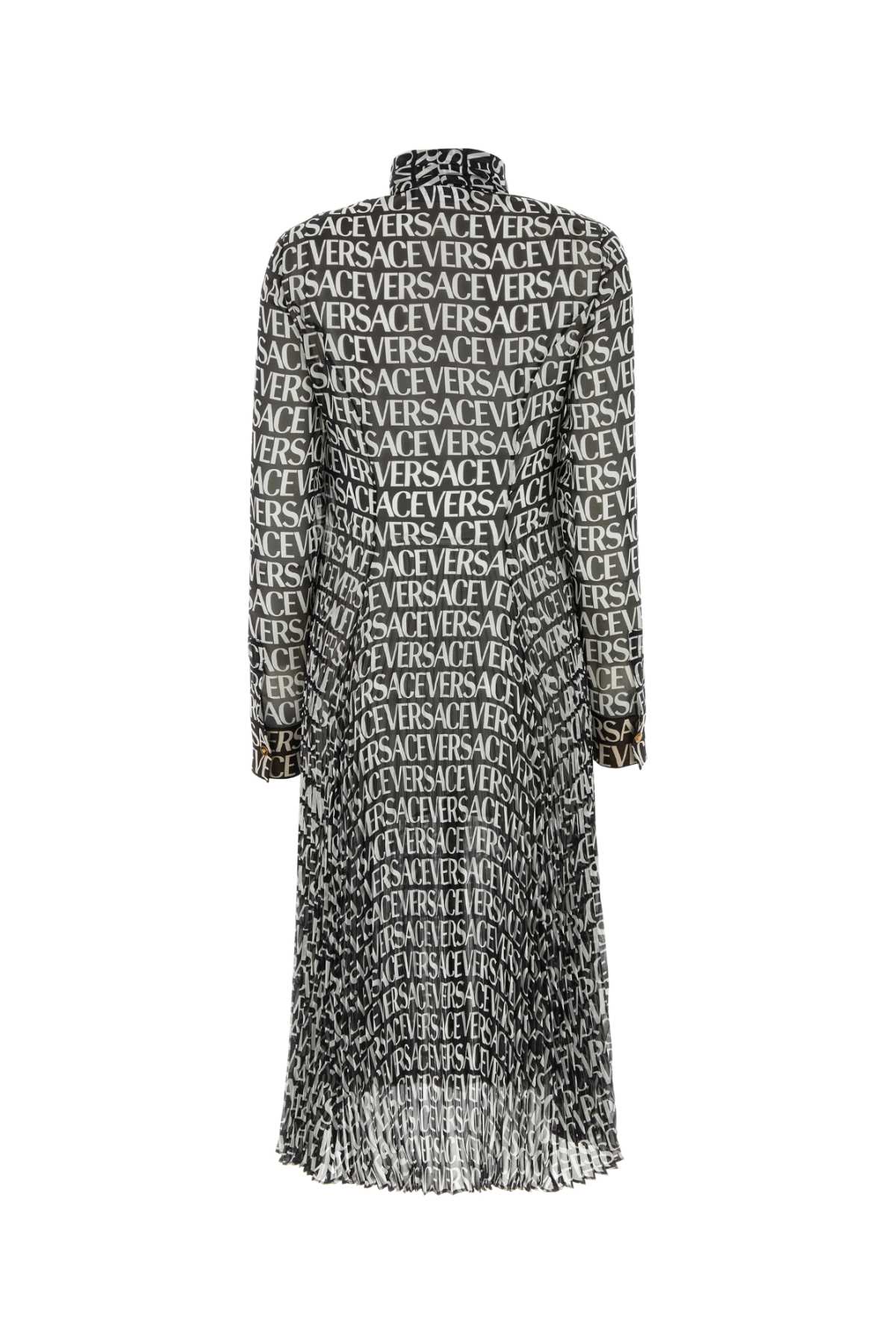 Versace Women Printed Crepe Shirt Dress VERSACE