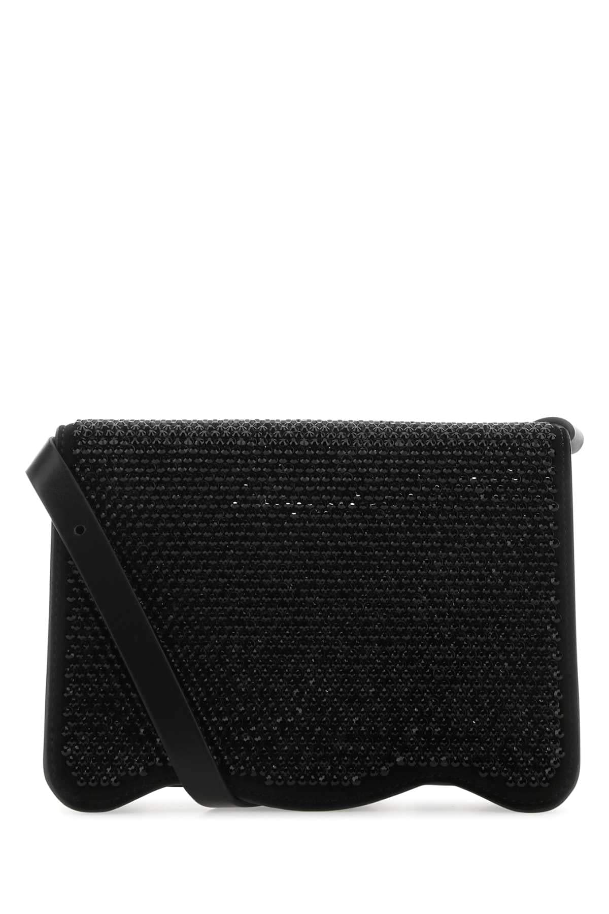Palm Angels Women Embellished Suede Palm Beach Crossbody Bag PALM ANGELS