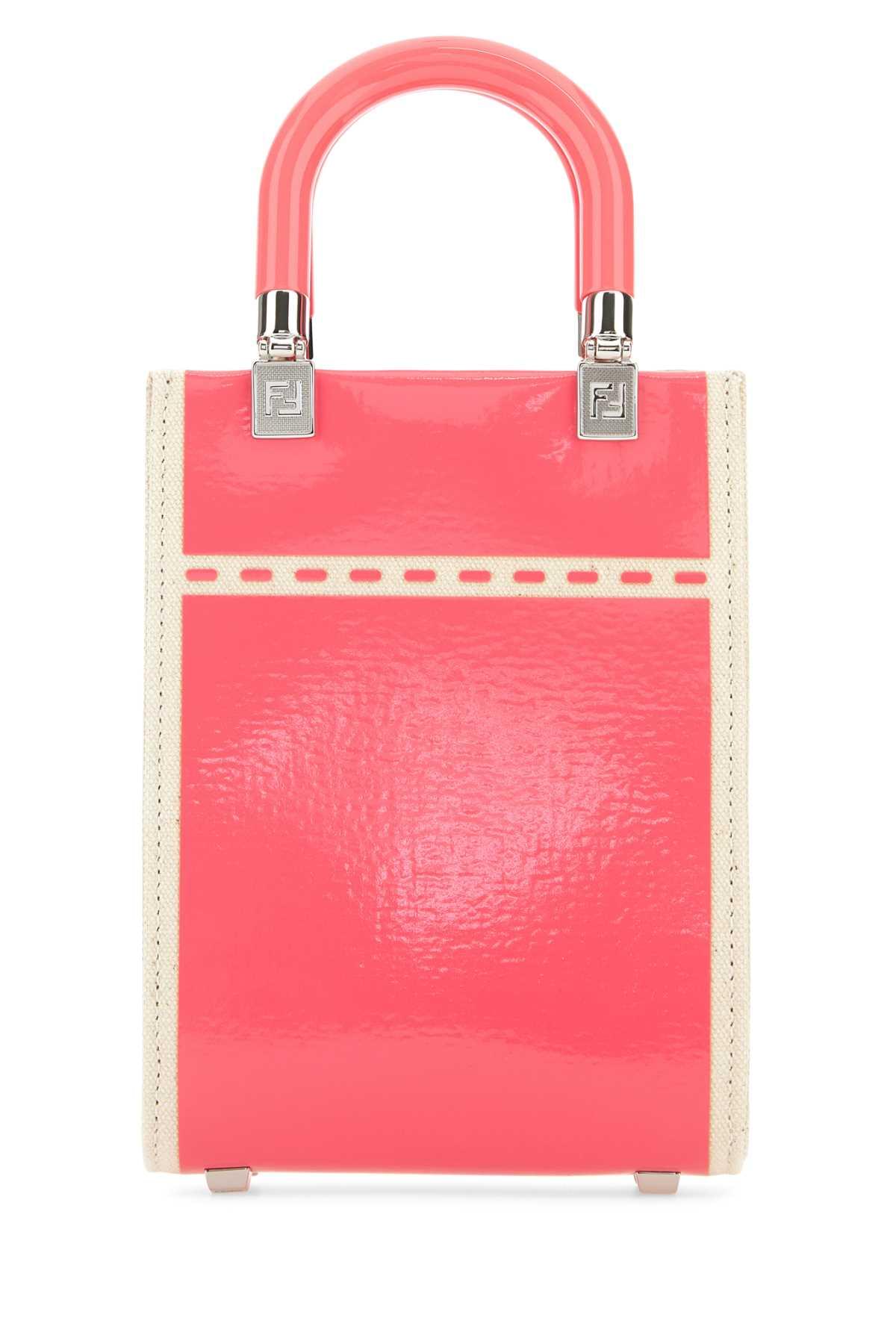 Fendi Women Two-Tone Canvas Mini Sunshine Handbag FENDI