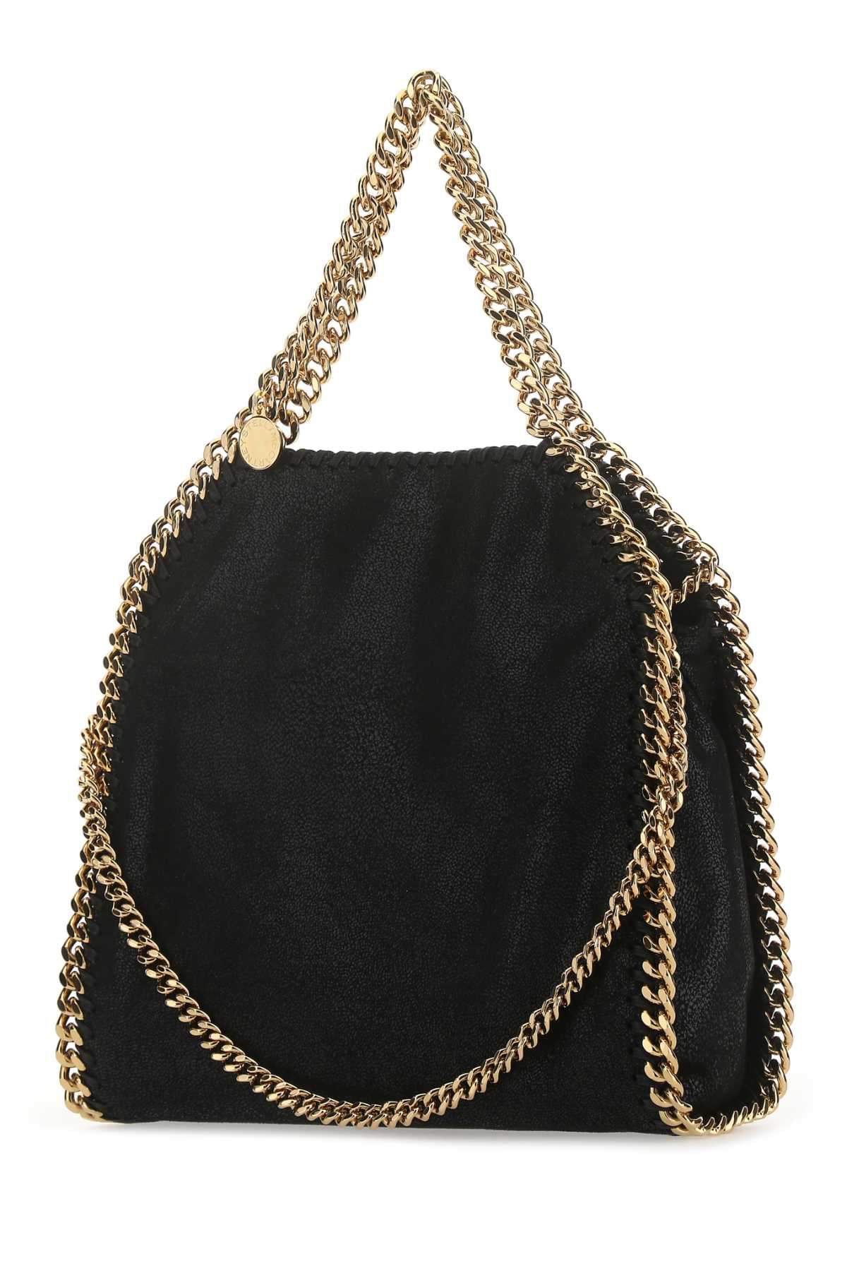 Stella Mccartney Women Black Shaggy Deer Mini Falabella Handbag