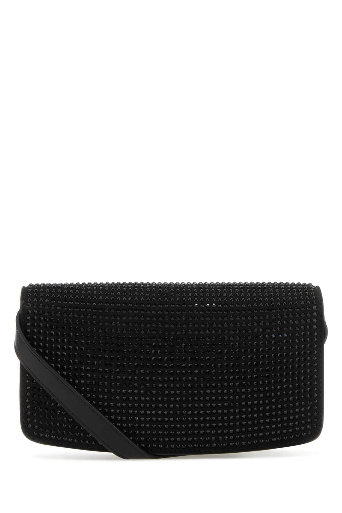 Stella Mccartney Women Black Alter Mat Mini S-Wave Wallet STELLA MCCARTNEY