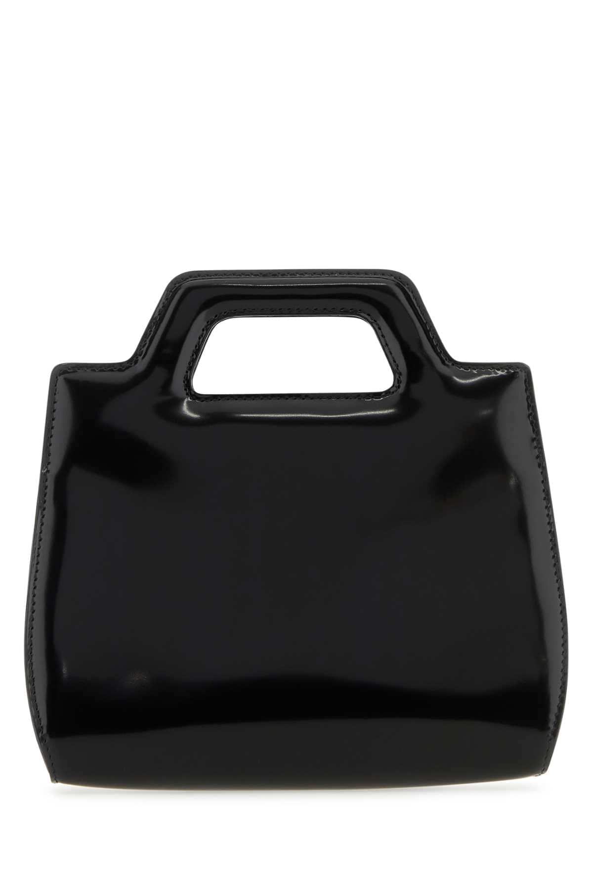 Salvatore Ferragamo Women Black Leather Mini Wanda Handbag FERRAGAMO