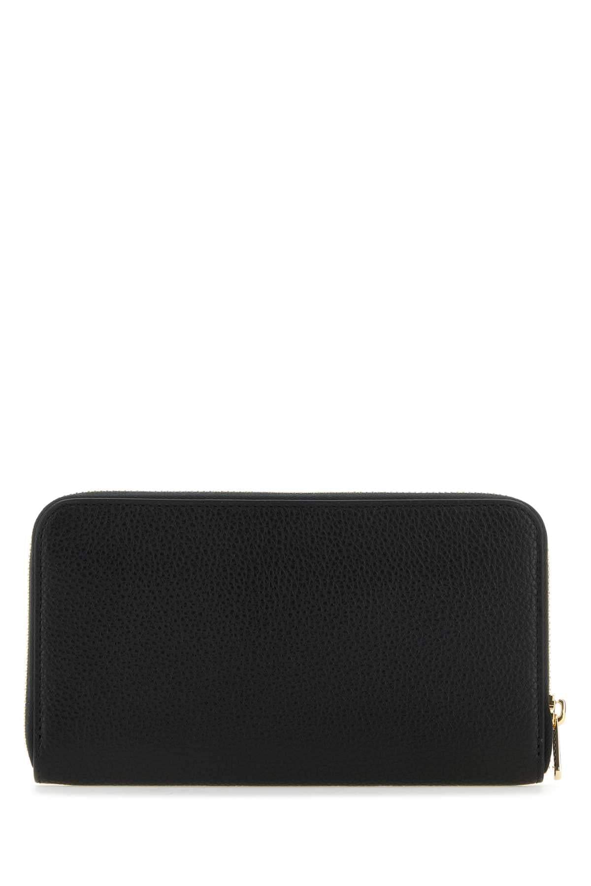 Salvatore Ferragamo Women Black Leather Wallet FERRAGAMO