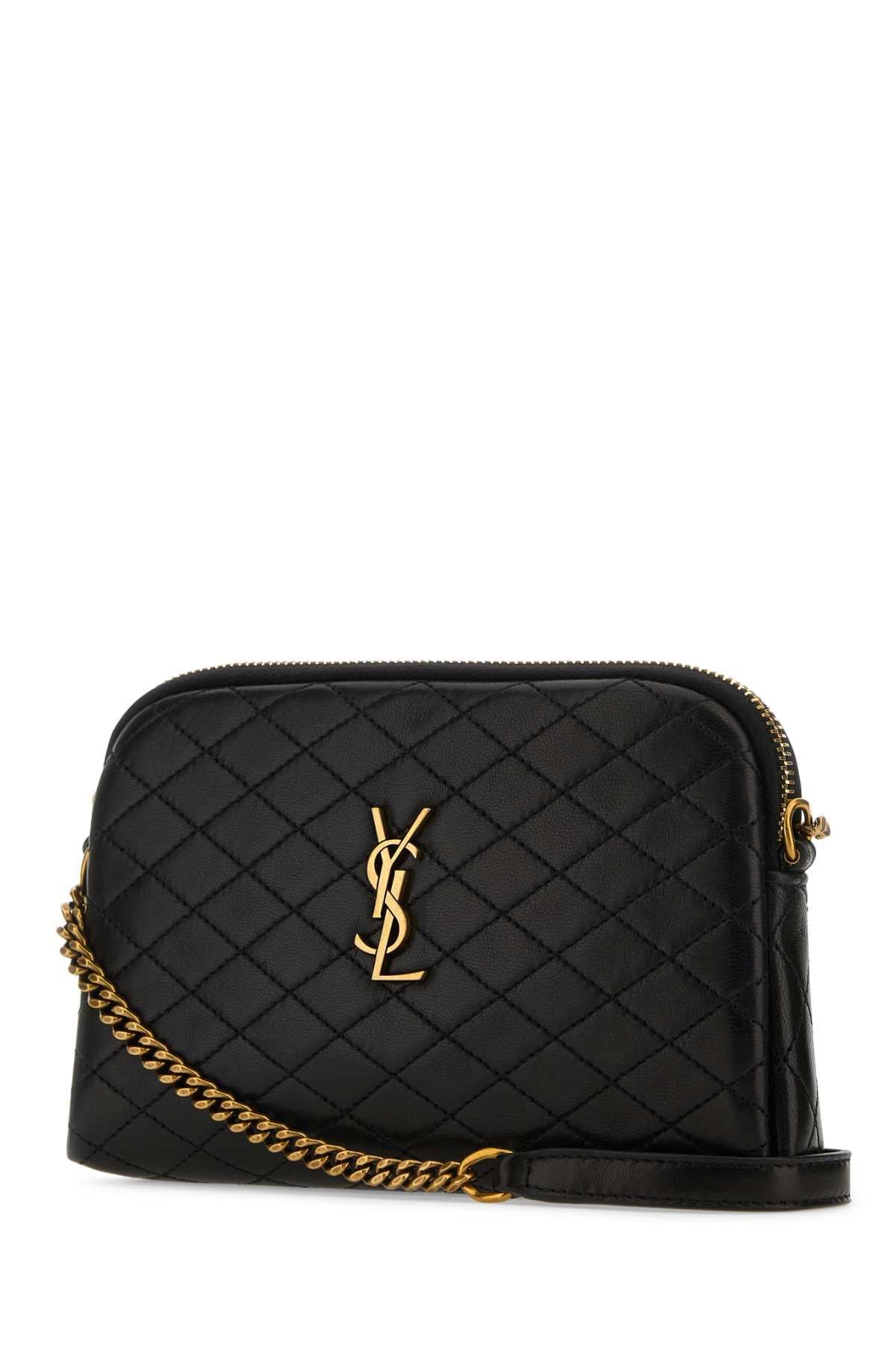 Saint Laurent Women Black Nappa Leather Gaby Crossbody Bag SAINT LAURENT