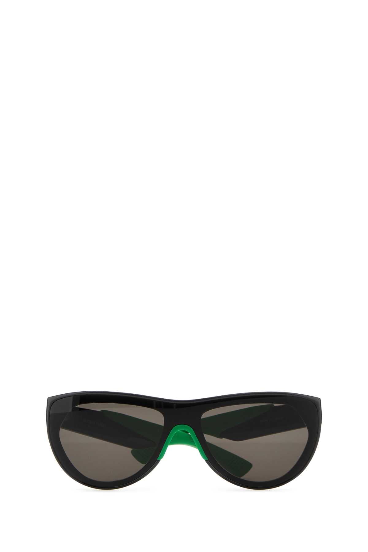 Bottega Veneta Women Two-Tone Acetate And Rubber Mitre Sunglasses BOTTEGA VENETA