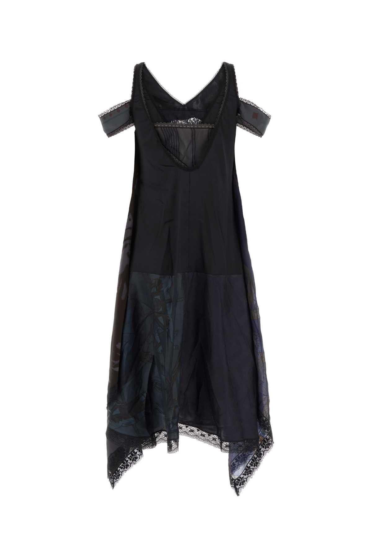 Marine Serre Women Multicolor Silk Dress MARINE SERRE