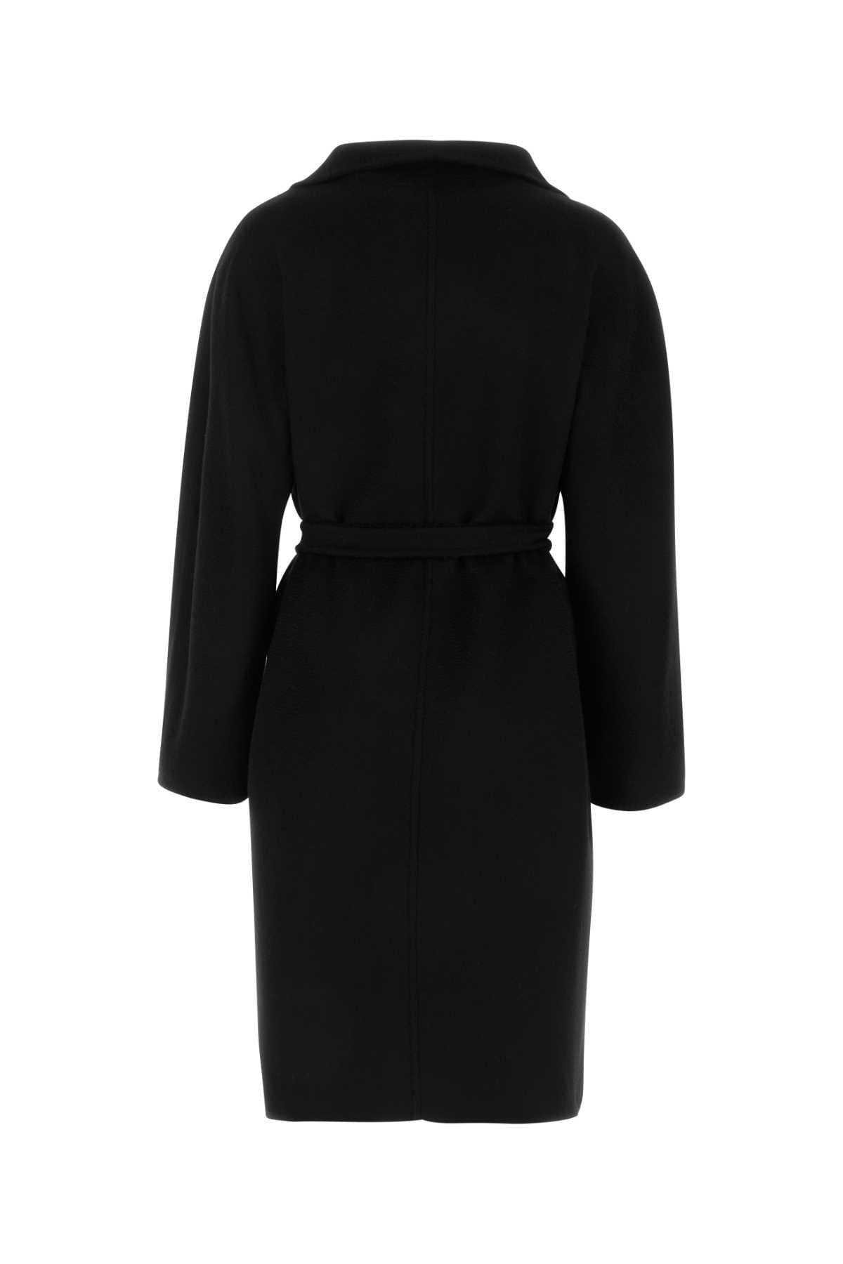 Max Mara Women Black Cashmere Lilia Coat MAX MARA