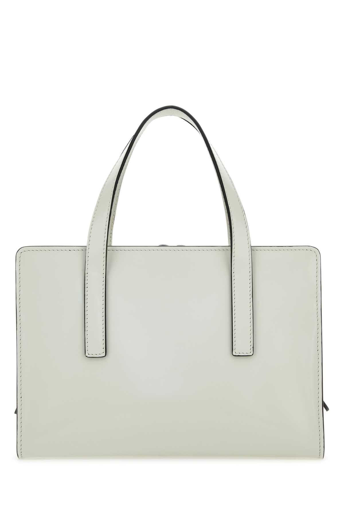 Prada Women Ivory Leather Re-Edition 1995 Handbag PRADA