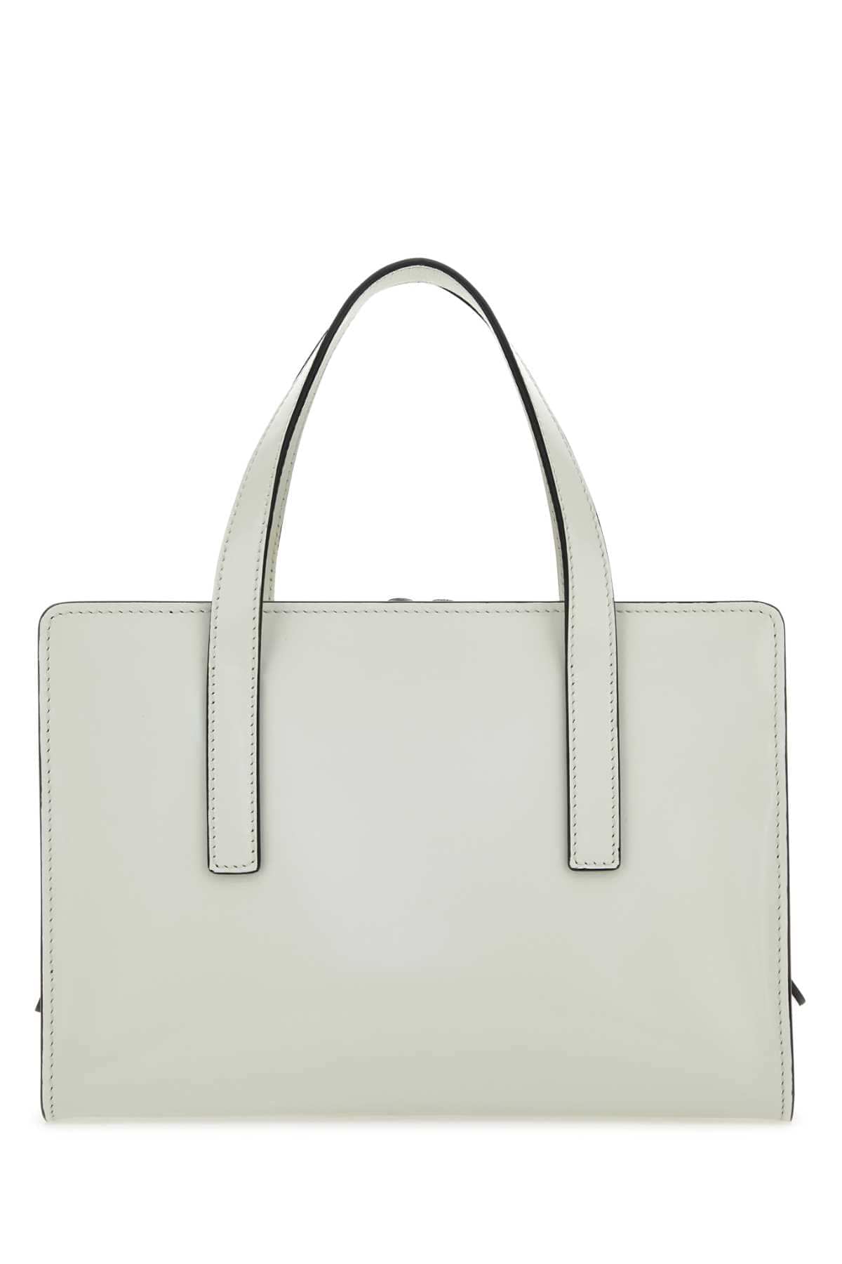 Prada Women Ivory Leather Re-Edition 1995 Handbag PRADA