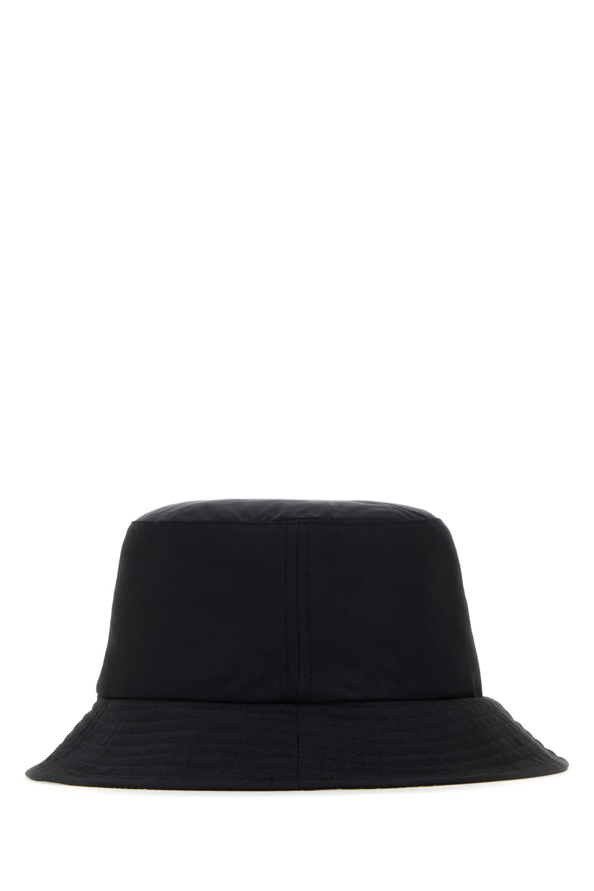 Jw Anderson Unisex Black Nylon Blend Bucket Hat J.W. ANDERSON