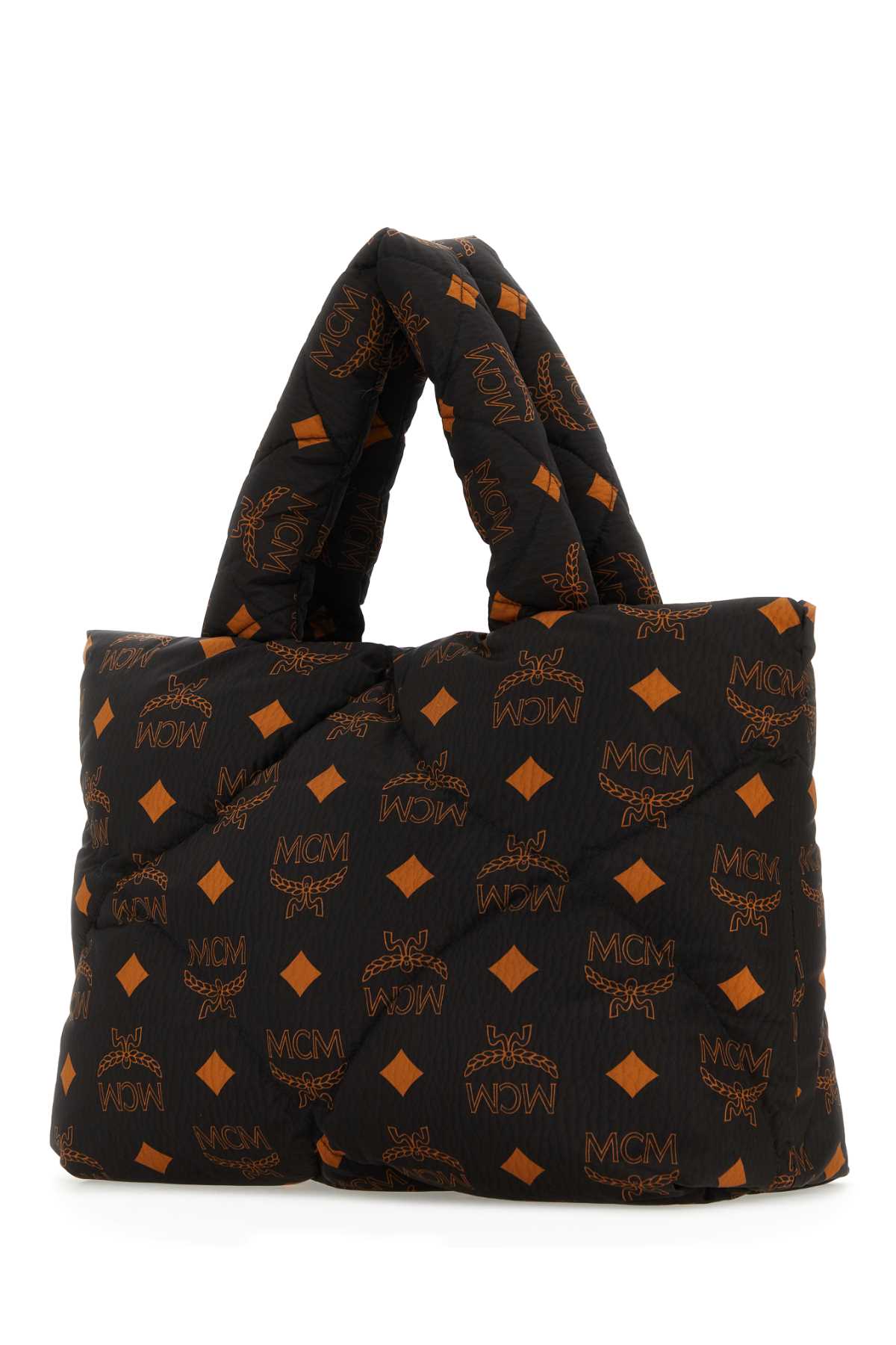 Mcm Unisex Printed Nylon Mã¼nchen Shopping Bag MCM