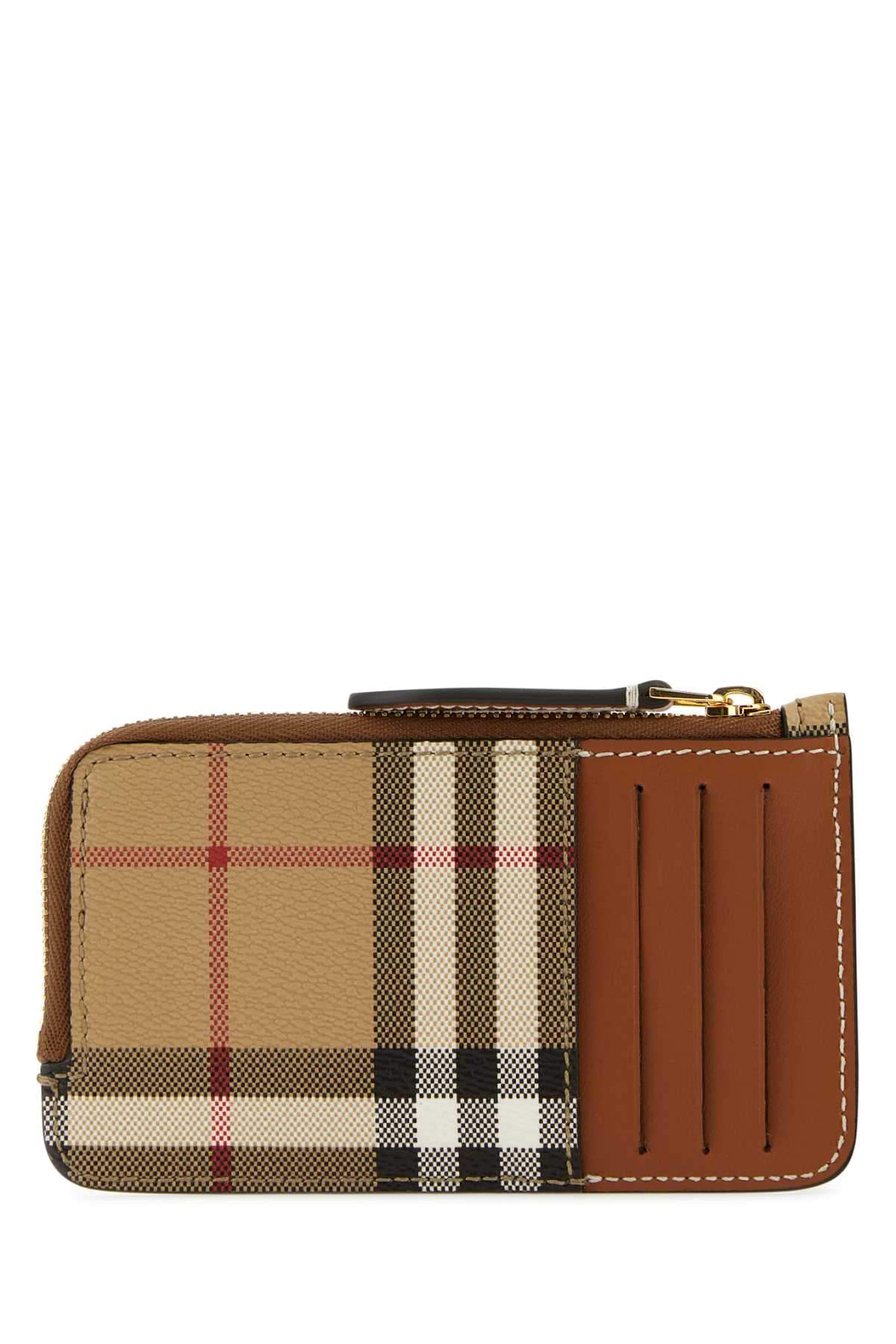 Burberry Women Printed Canvas Card Holder BURBERRY