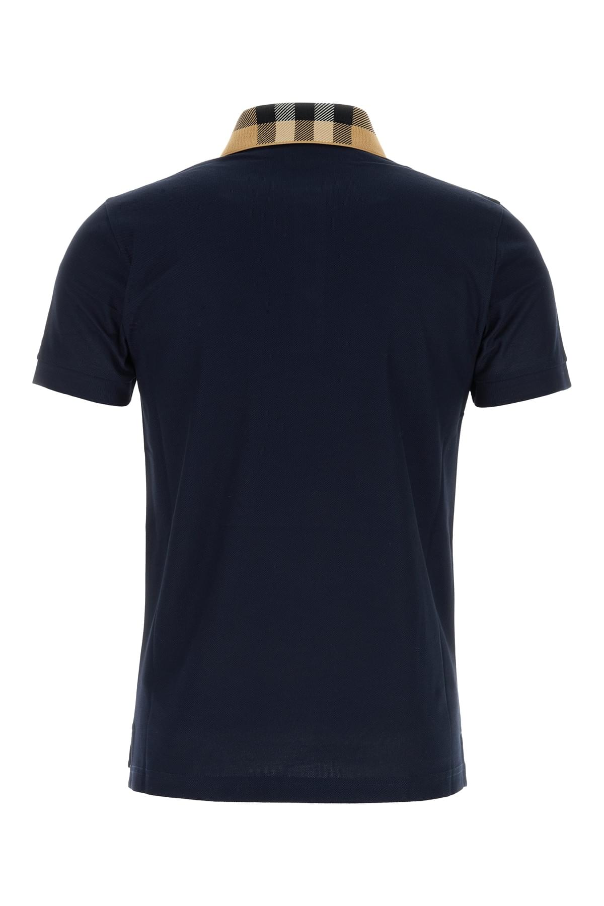 Burberry Men Midnight Blue Piquet Polo Shirt BURBERRY