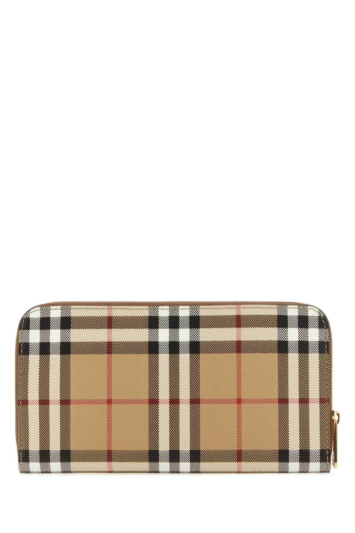 Burberry Women Printed Canvas Wallet BURBERRY